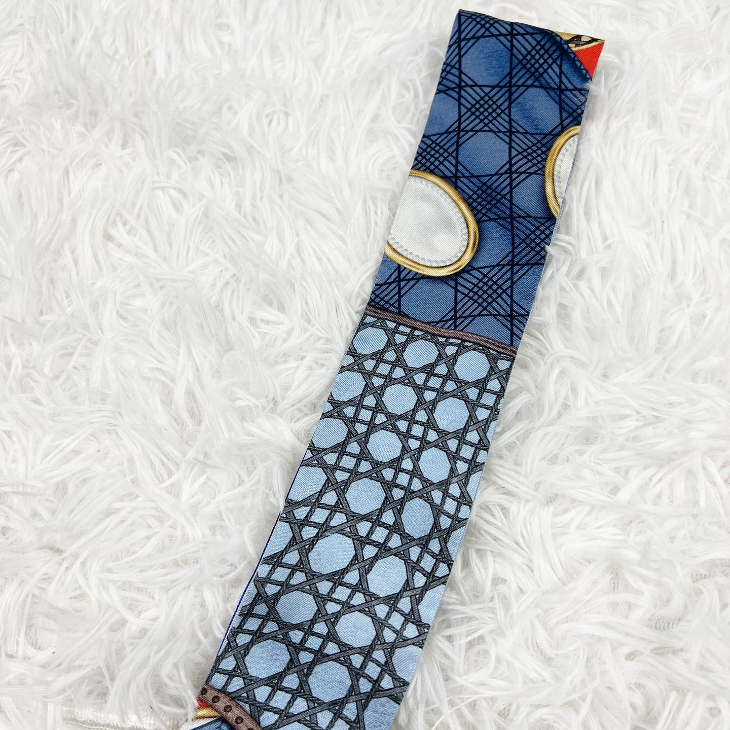 Christian Dior 100% Silk Scarf Twilly 真絲絲巾 連原裝盒