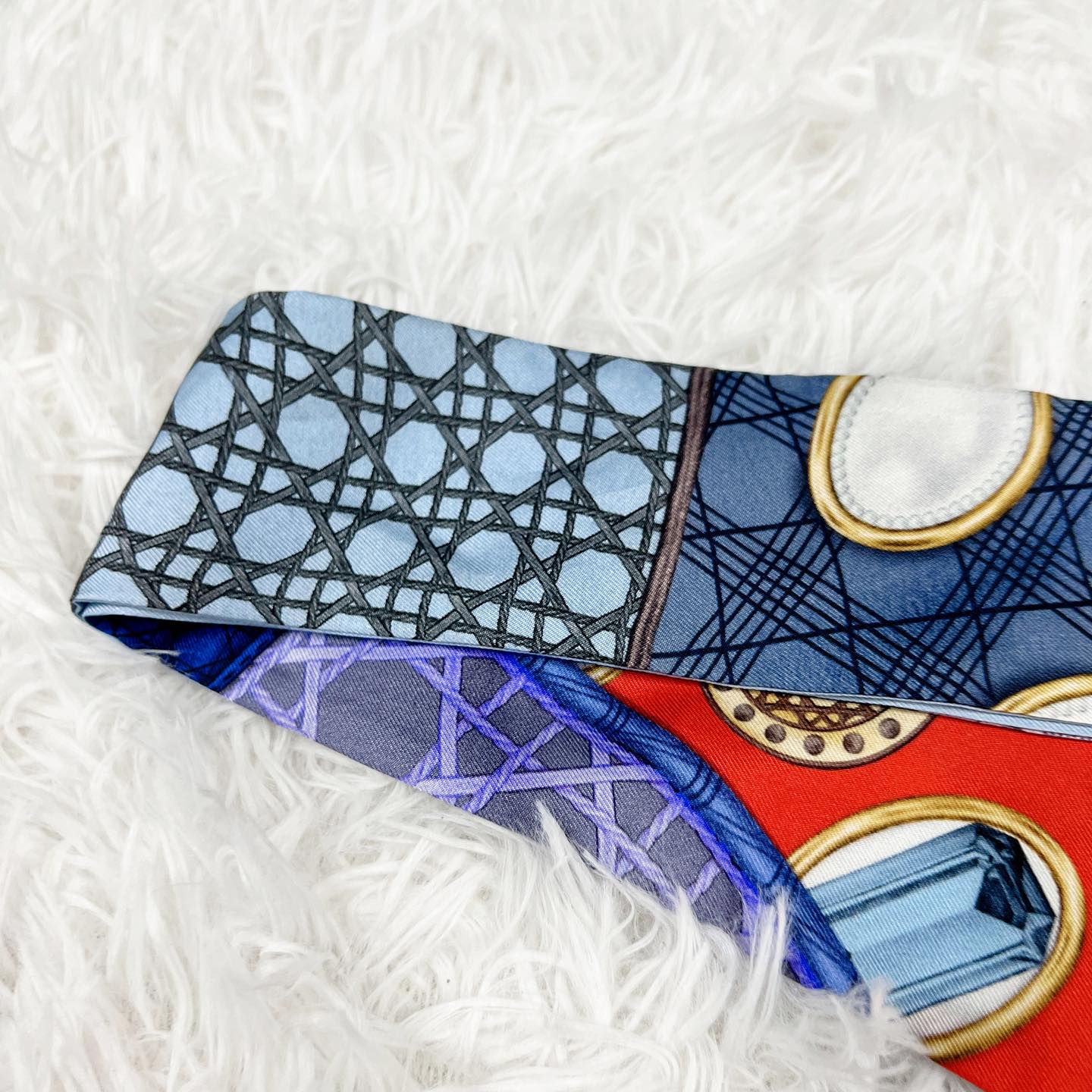 Christian Dior 100% Silk Scarf Twilly 真絲絲巾 連原裝盒