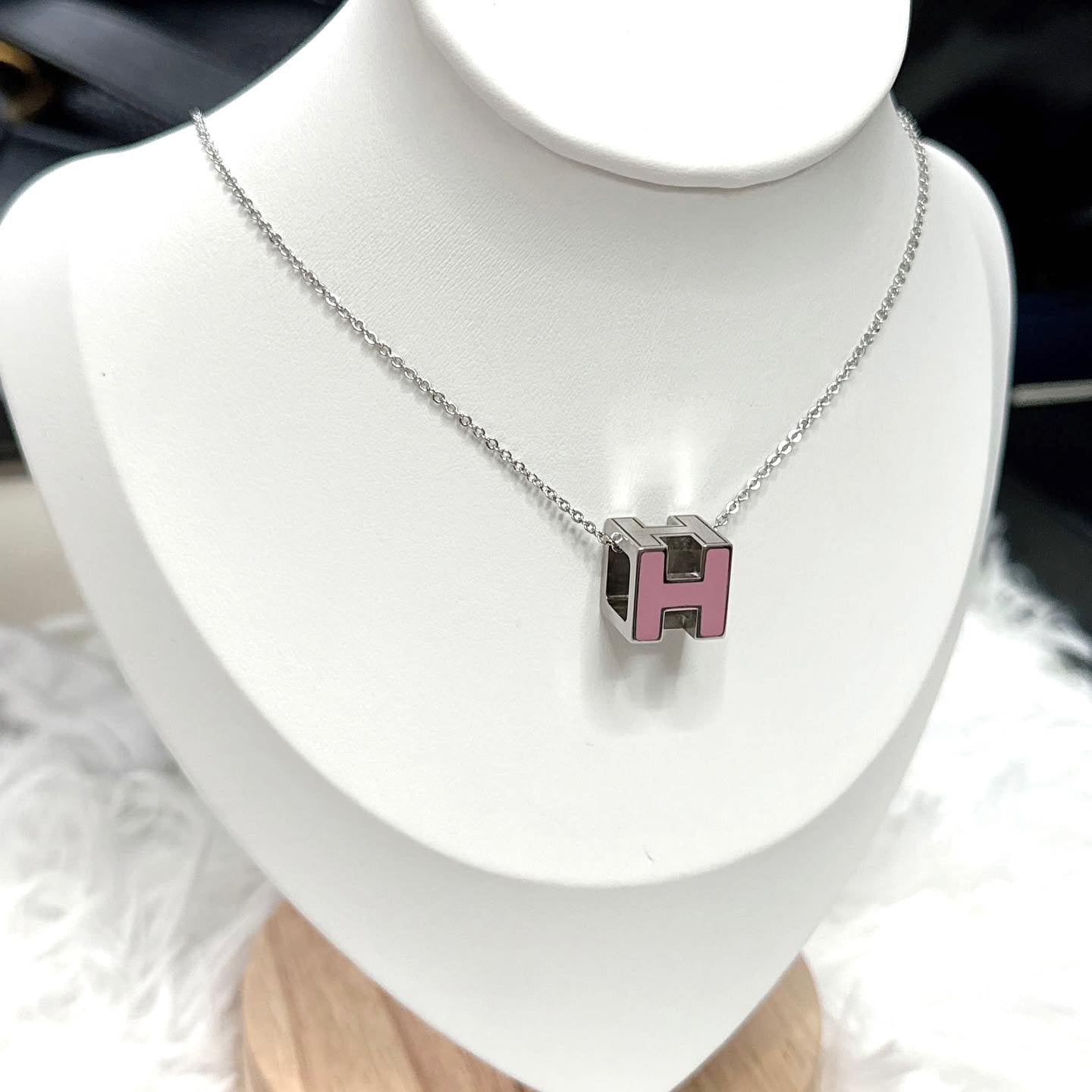Hermès H cube 頸鍊