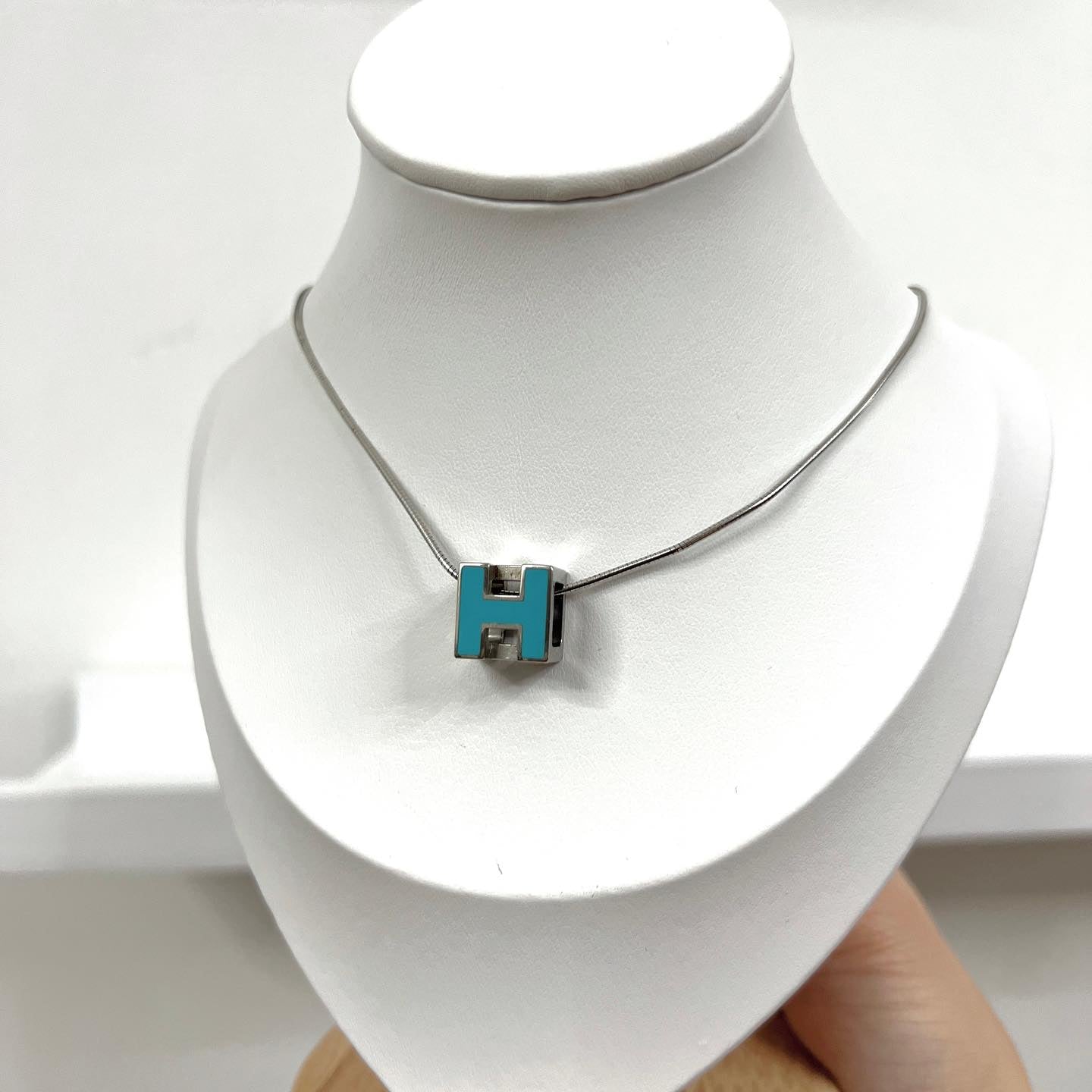 Hermès H cube 頸鍊