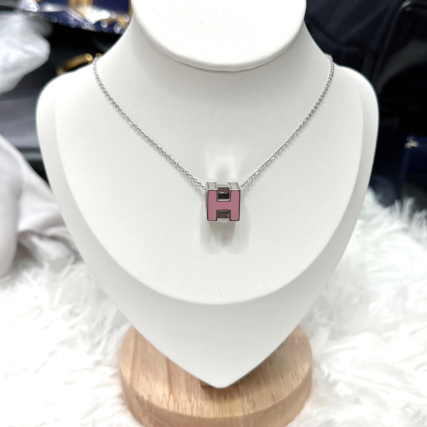 Hermès H cube 頸鍊