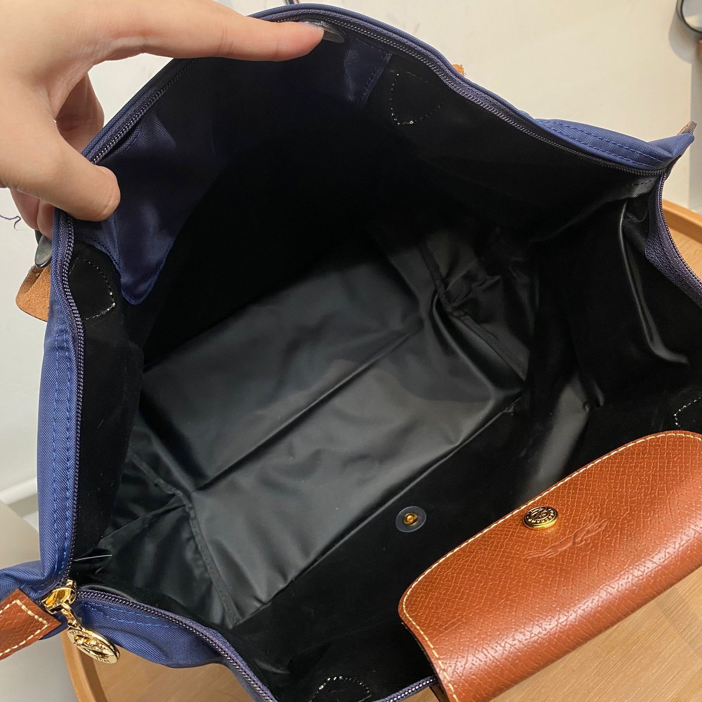 Longchamp Tote 深藍