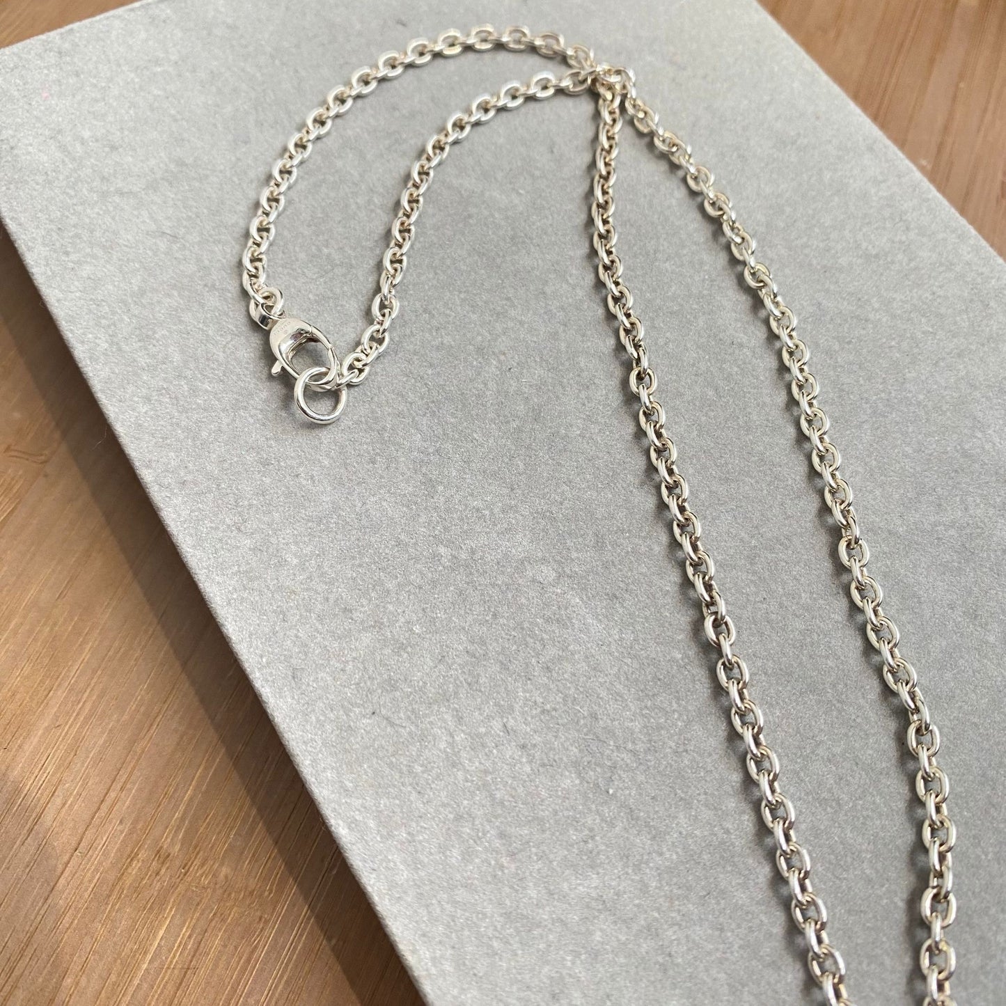 GUCCI 925純銀頸鏈 有盒有塵袋