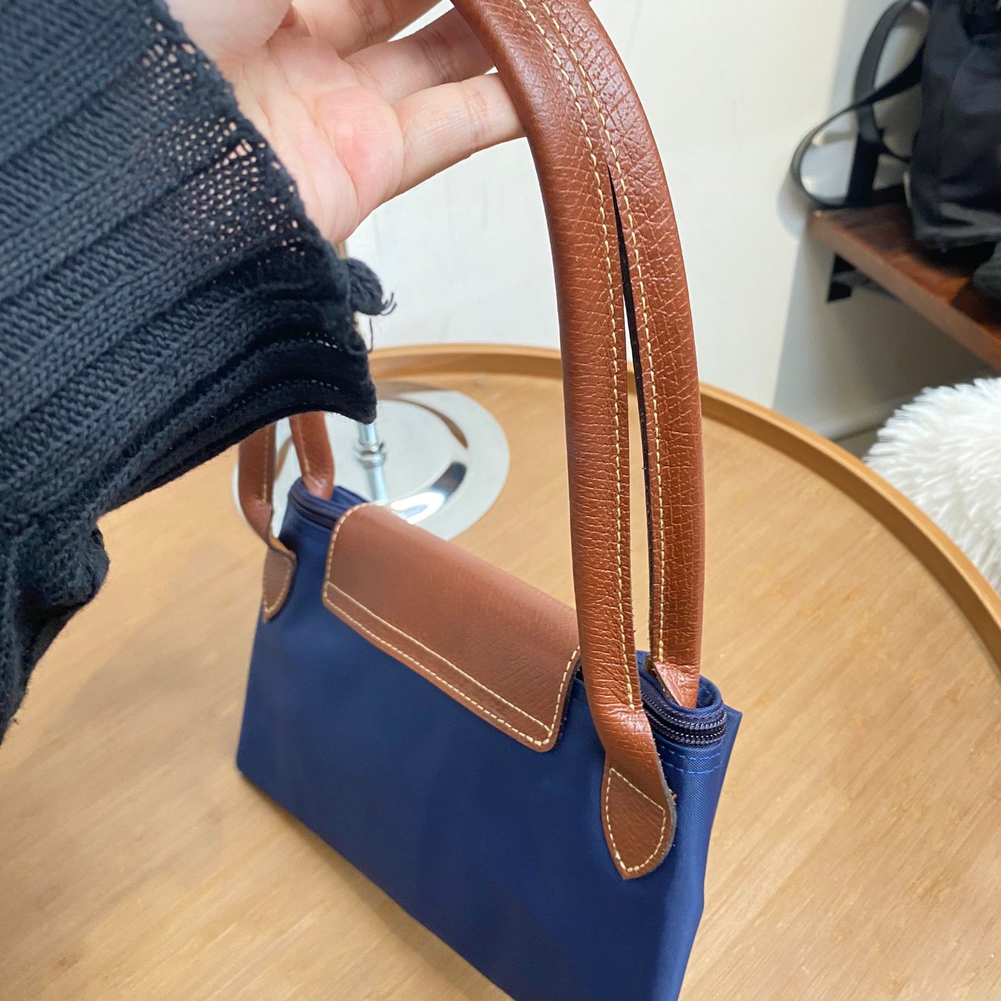 Longchamp Tote 深藍