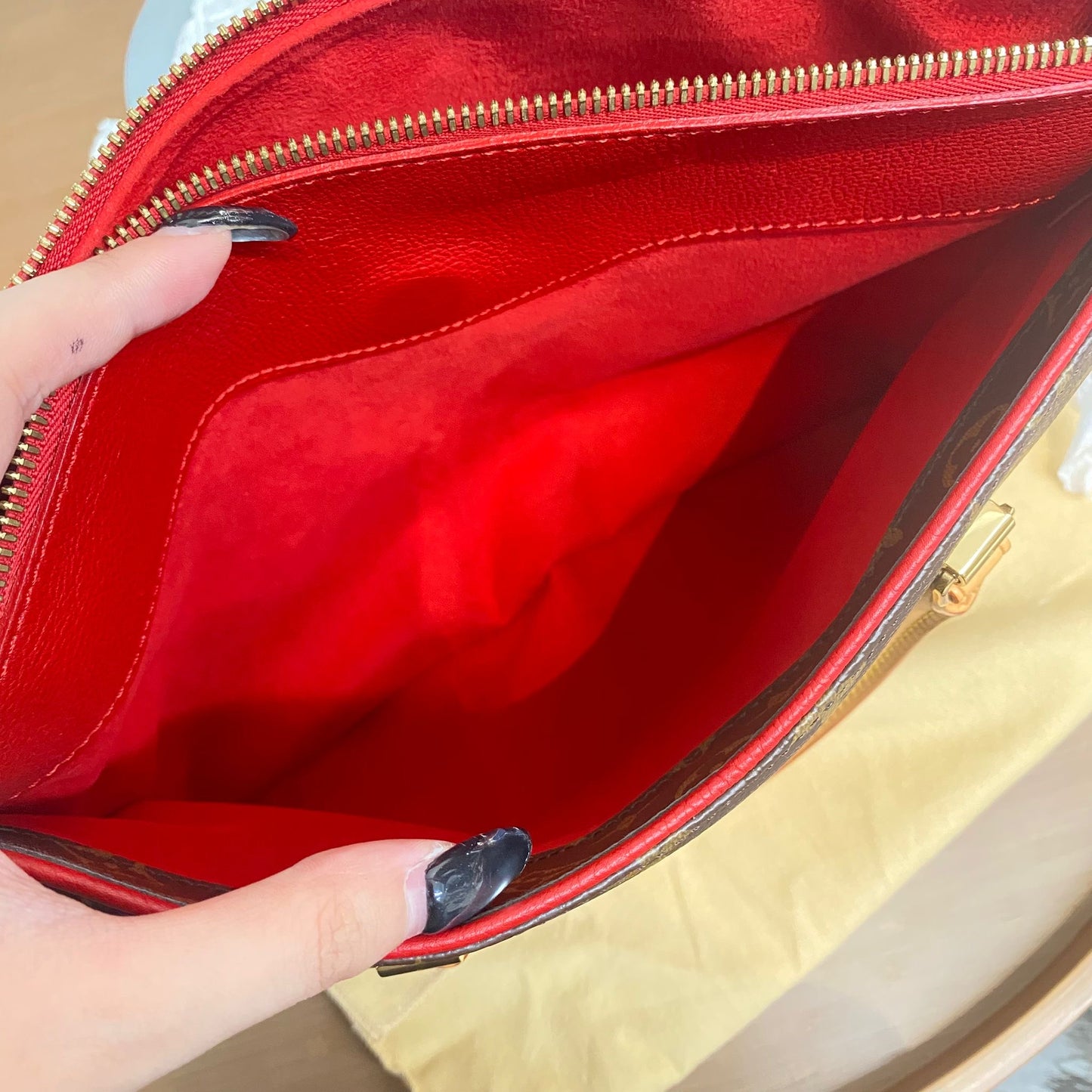 LV老花Tote M41175