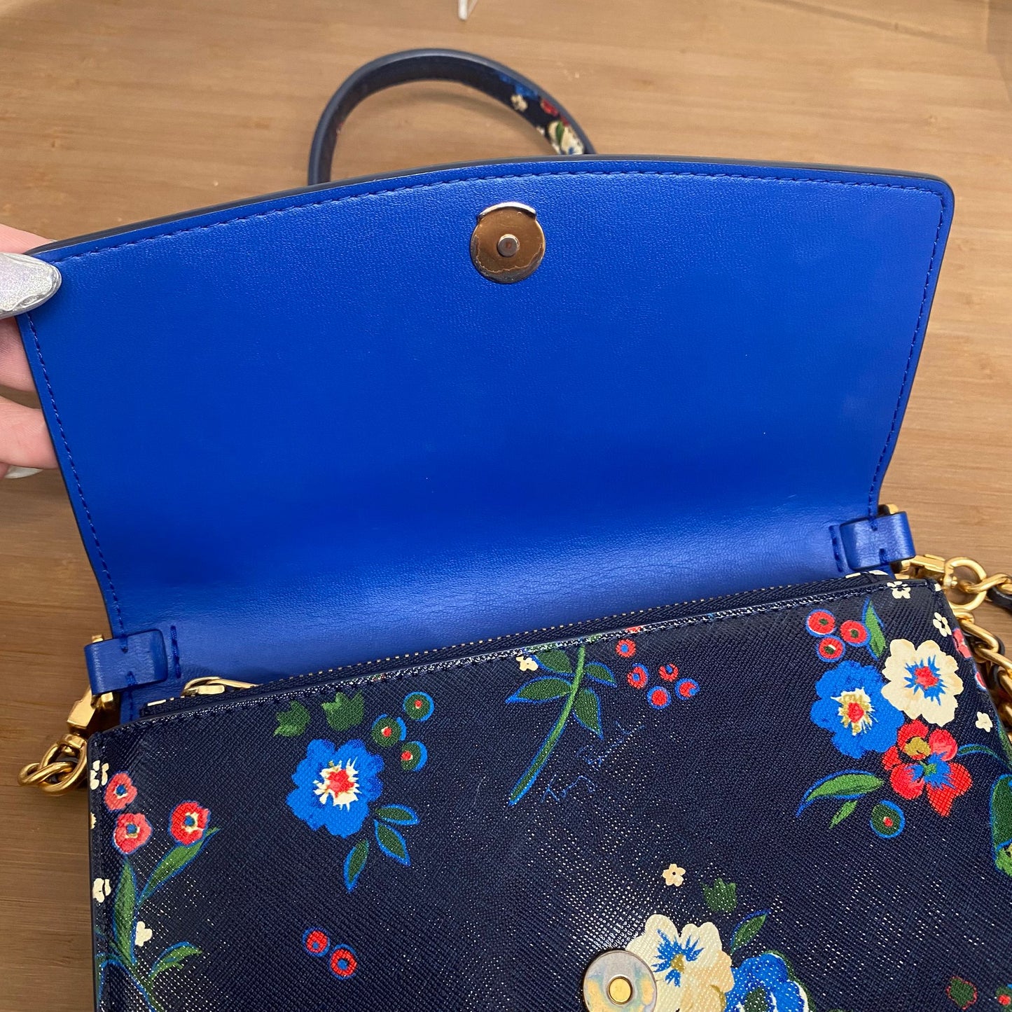 Tory Burch 花花斜孭袋
