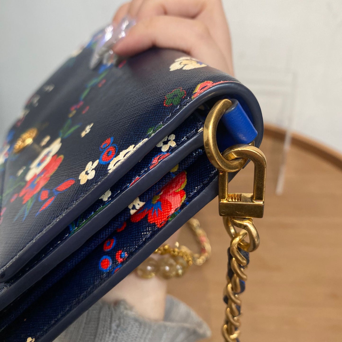 Tory Burch 花花斜孭袋