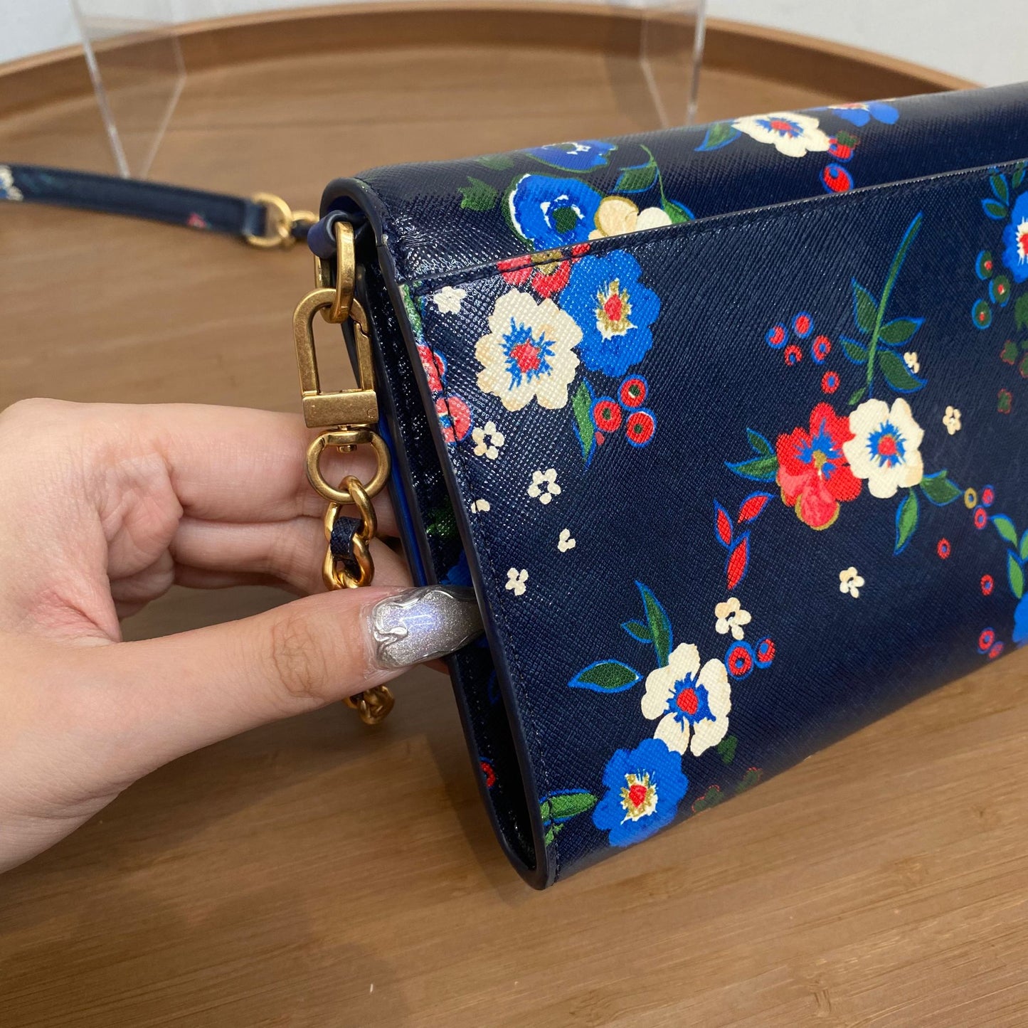 Tory Burch 花花斜孭袋