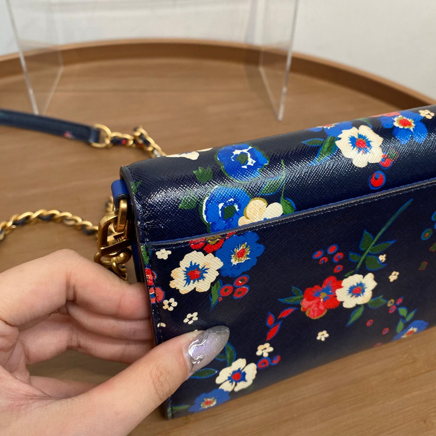 Tory Burch 花花斜孭袋