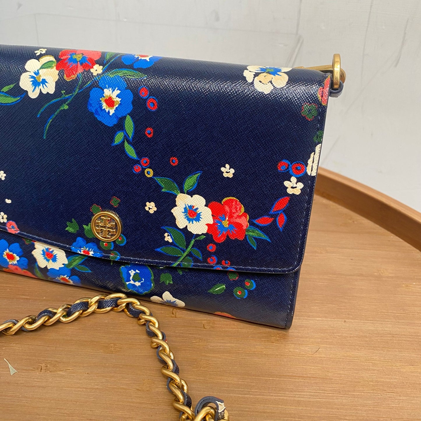 Tory Burch 花花斜孭袋