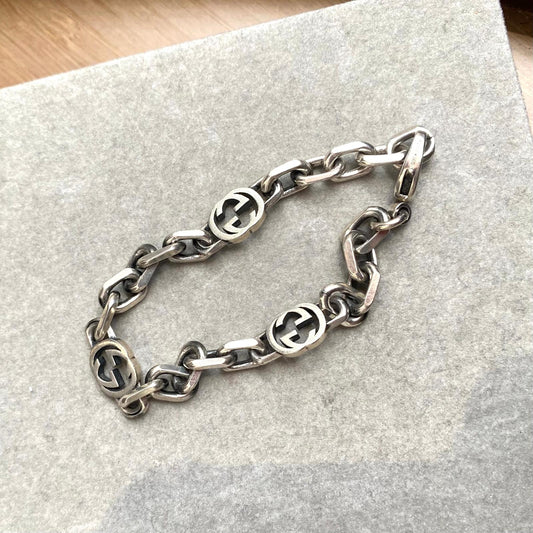 Gucci 925純銀手鏈