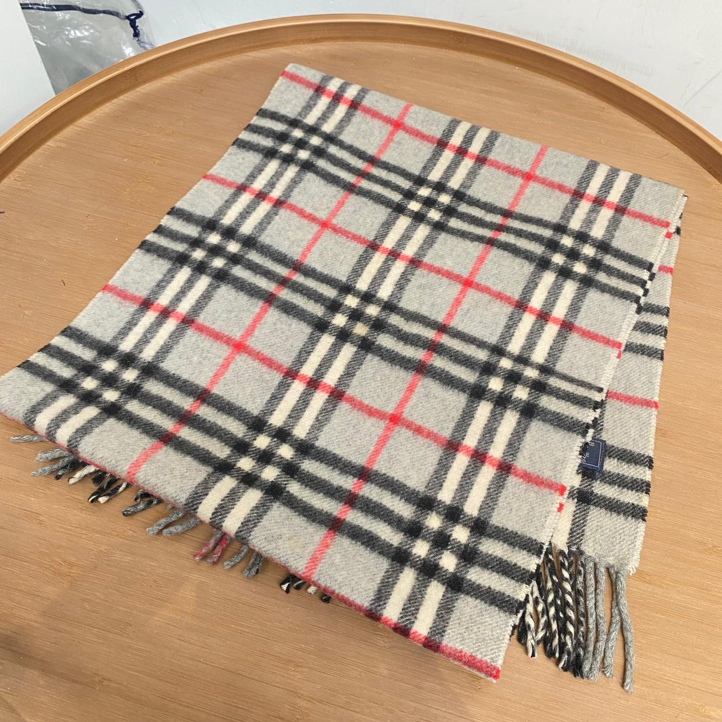 Burberry 100%Cashmere 頸巾