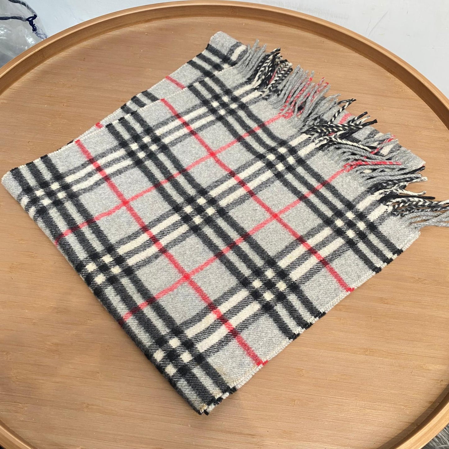 Burberry 100%Cashmere 頸巾