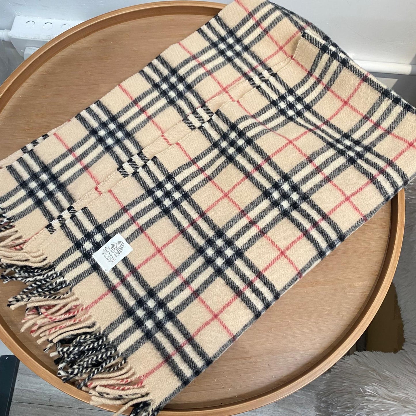 Burberry 100%Wool 披肩