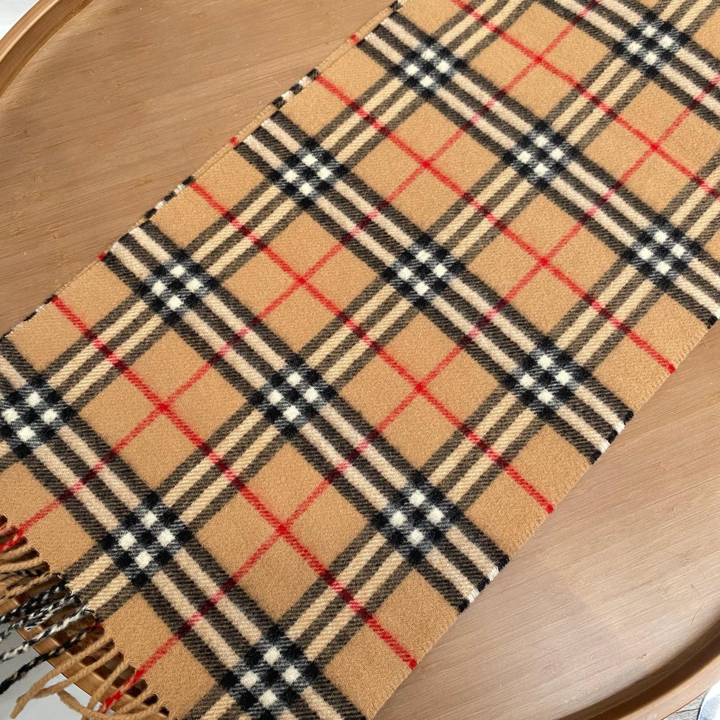 Burberry 100%Wool 頸巾