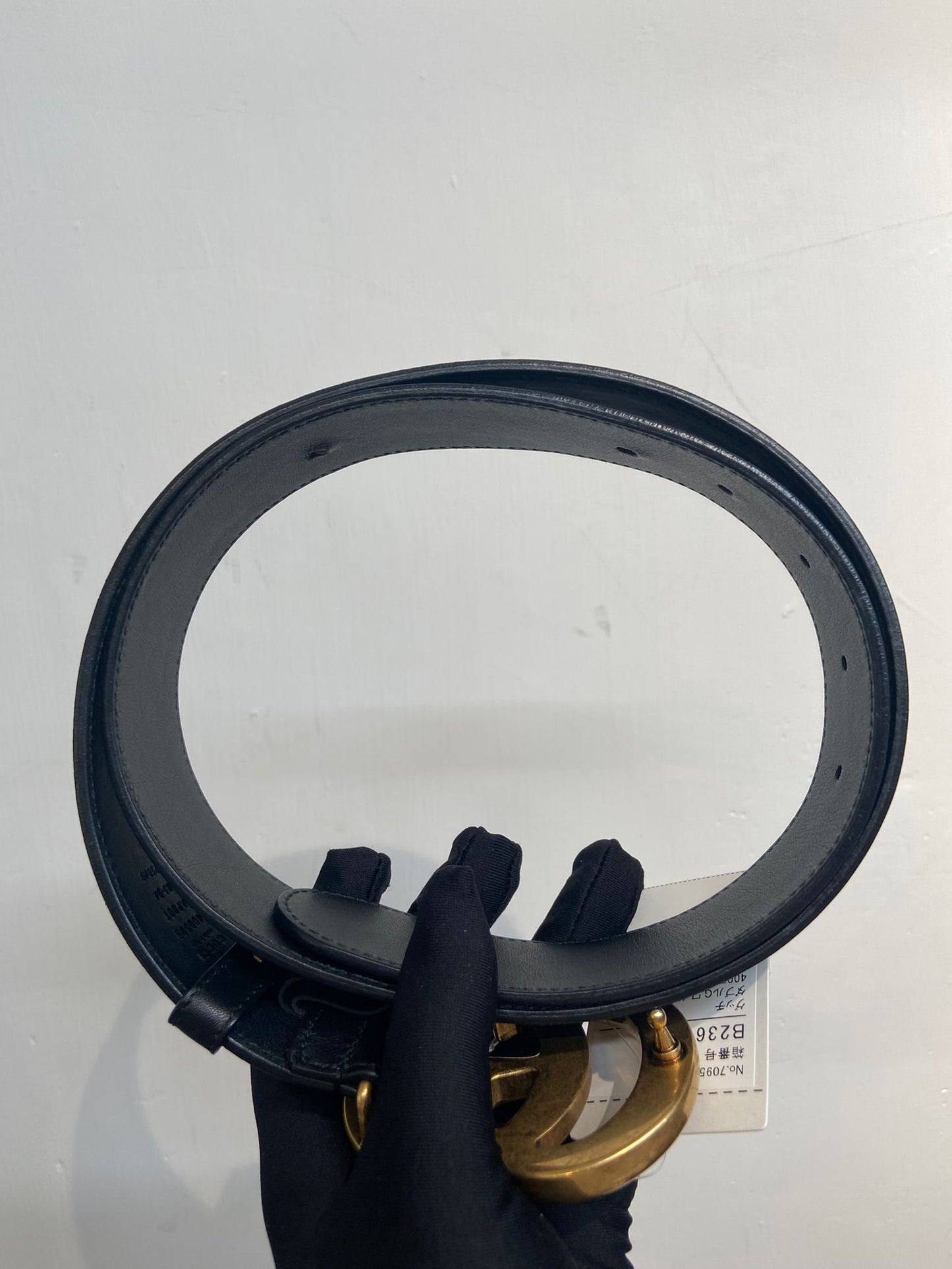 GUCCI Belt 皮帶黑金