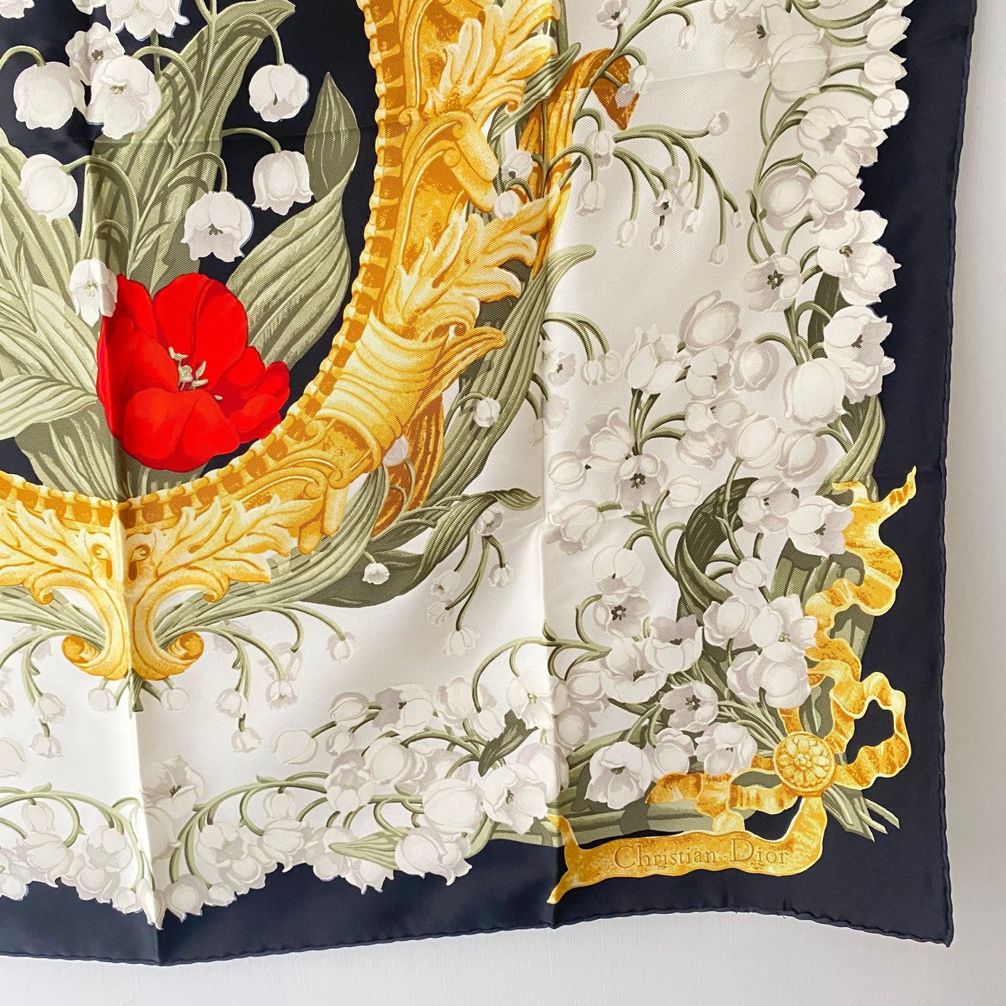Dior silk scarf