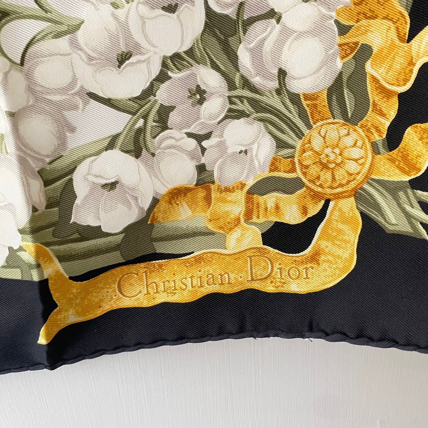 Dior silk scarf