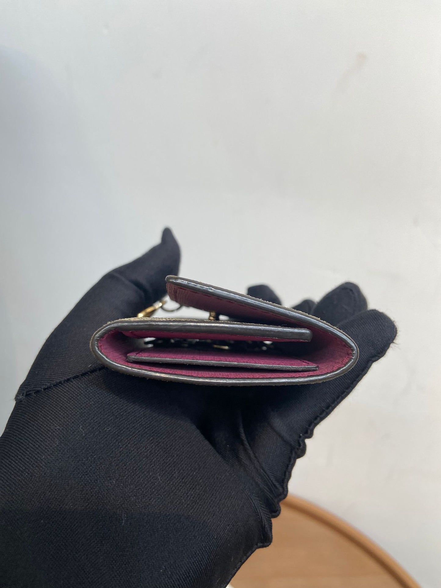 Gucci老花鎖匙包