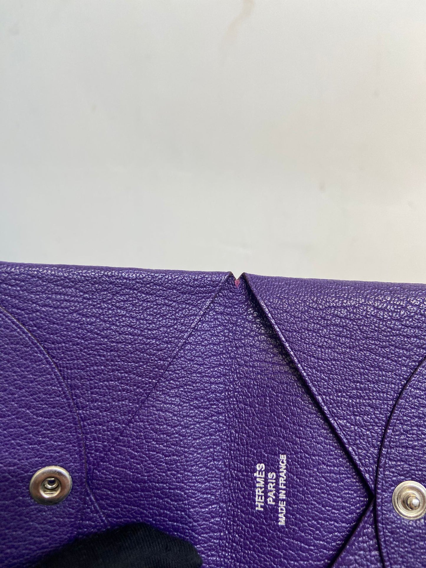 hermes calvi card holder
