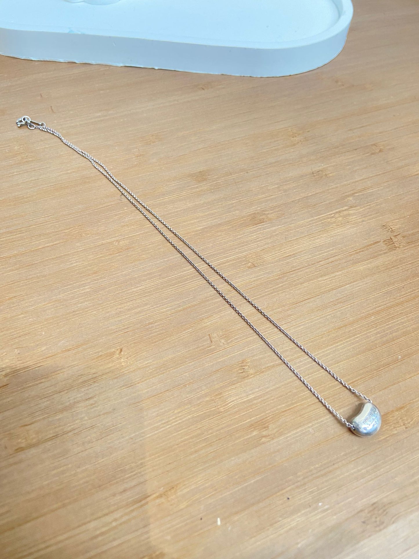 Tiffany純銀豌豆型頸鏈