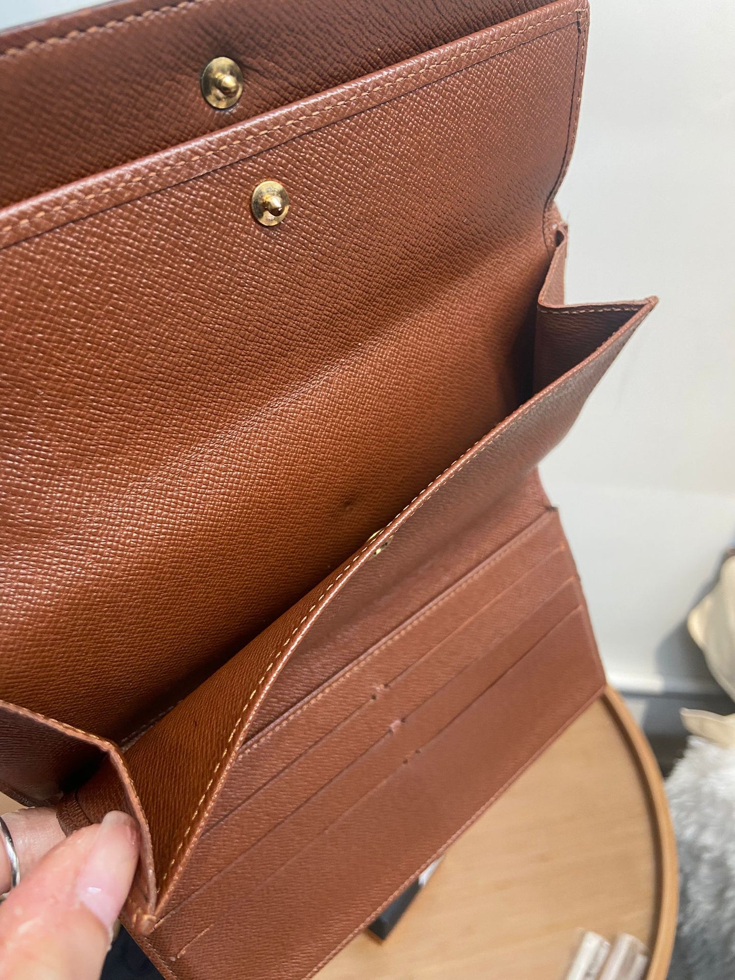 LV compact long wallet