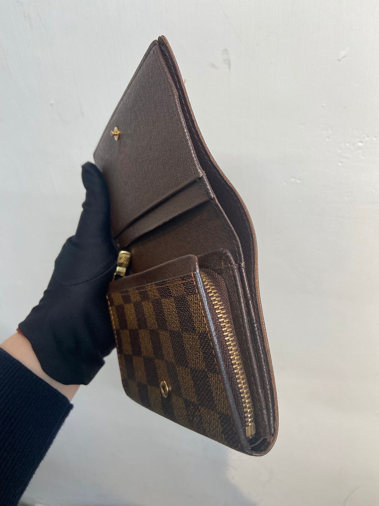 LV 棋盤中銀包