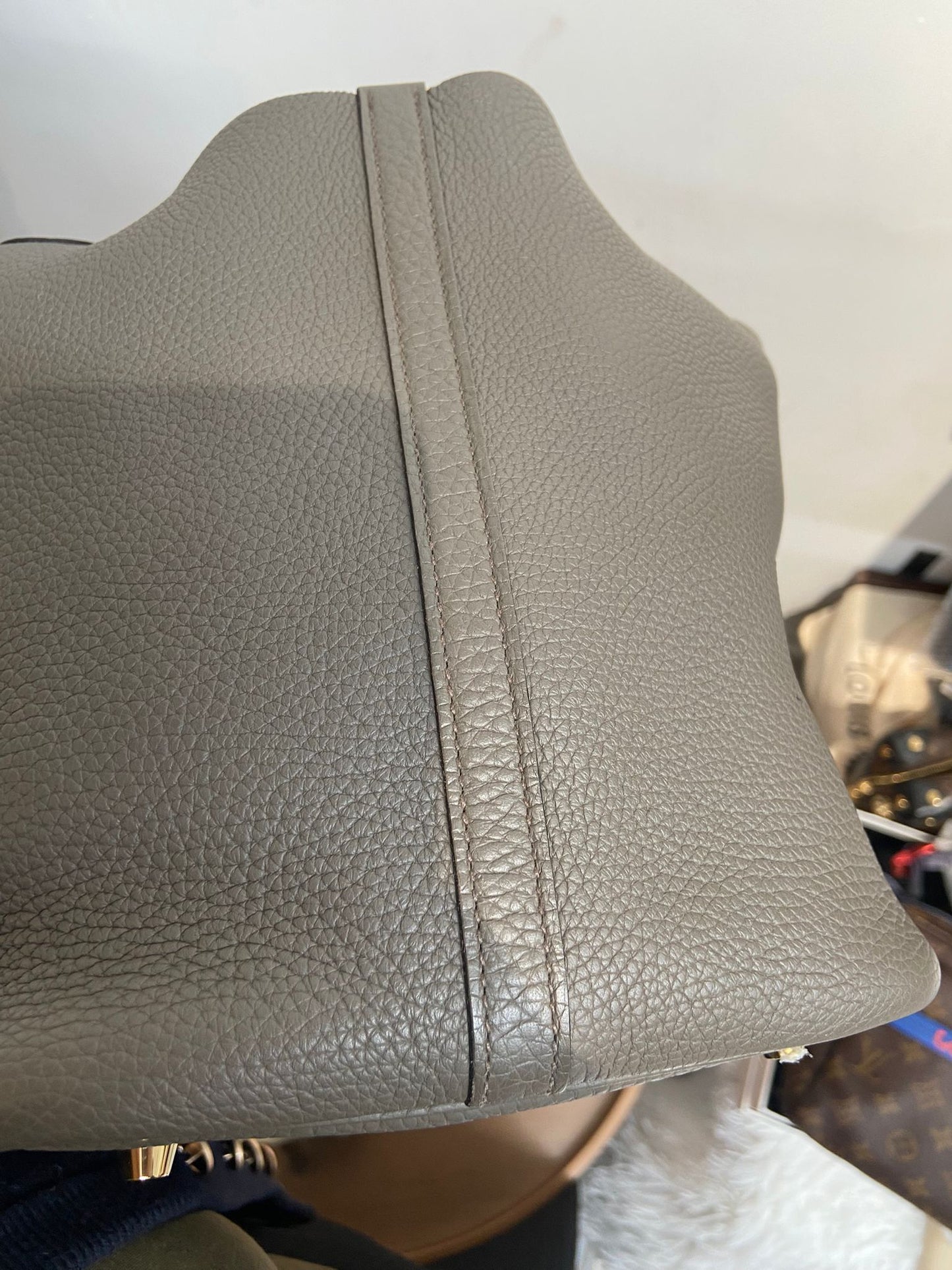 Hermes Picotin 22 錫器灰金扣