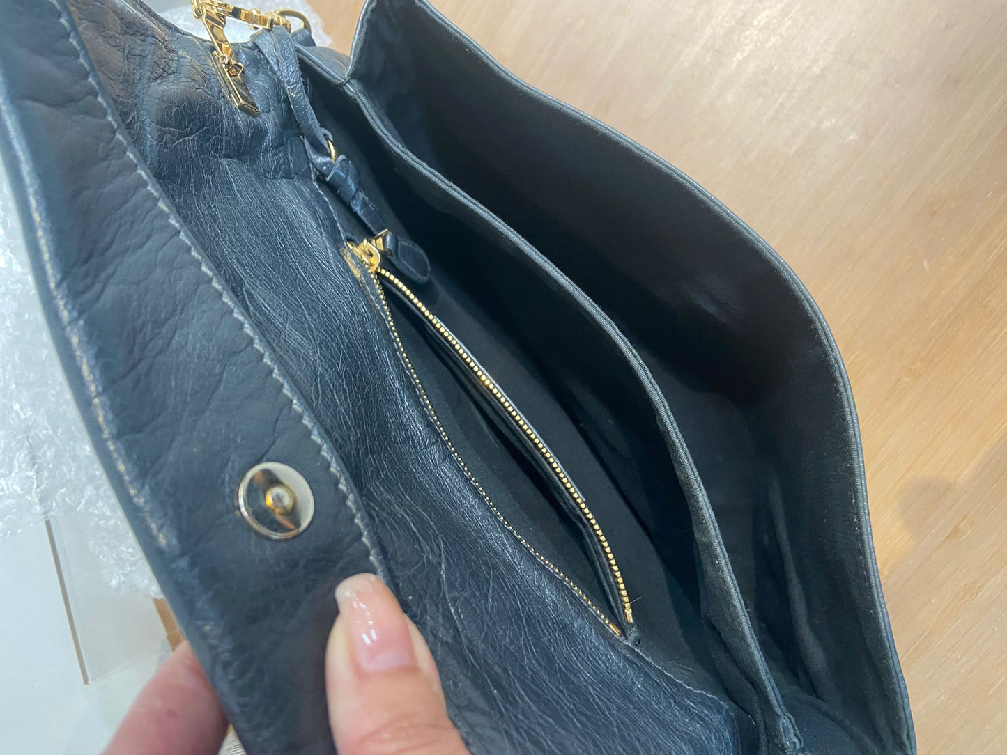 BALENCIAGA flap bag 巴黎世家機車包