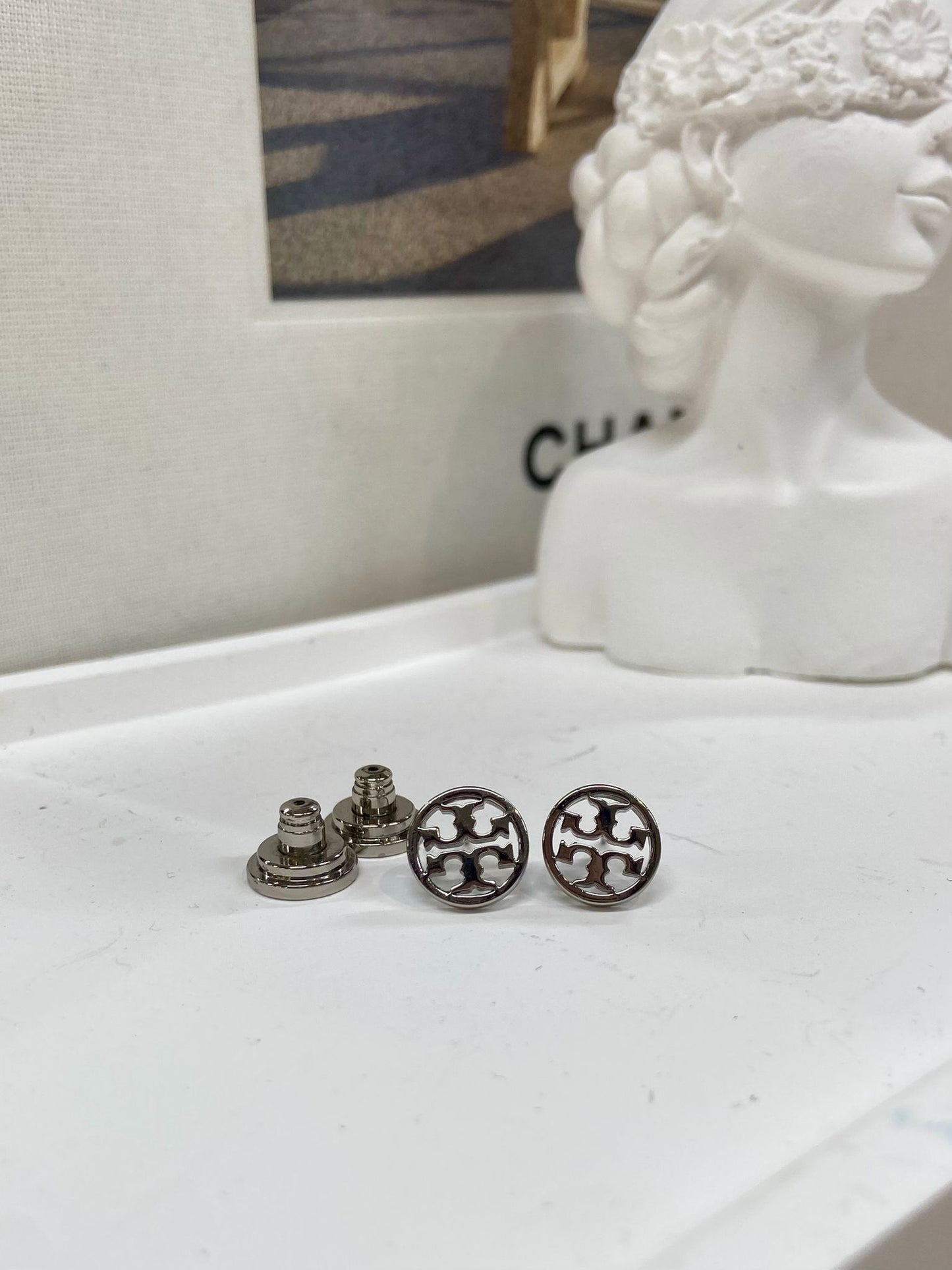 Tory burch Logo耳環