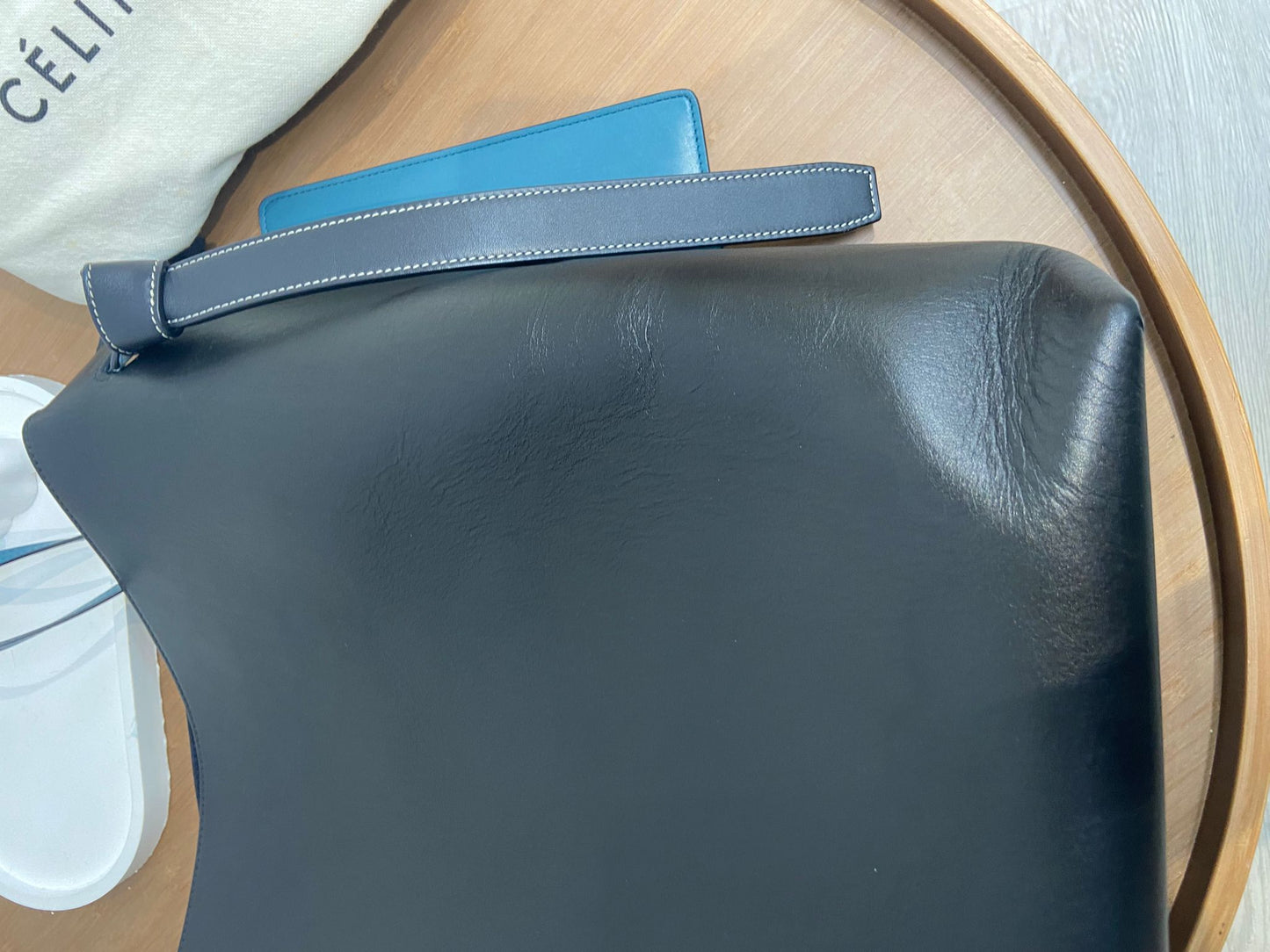 Celine twisted cabas拼色
