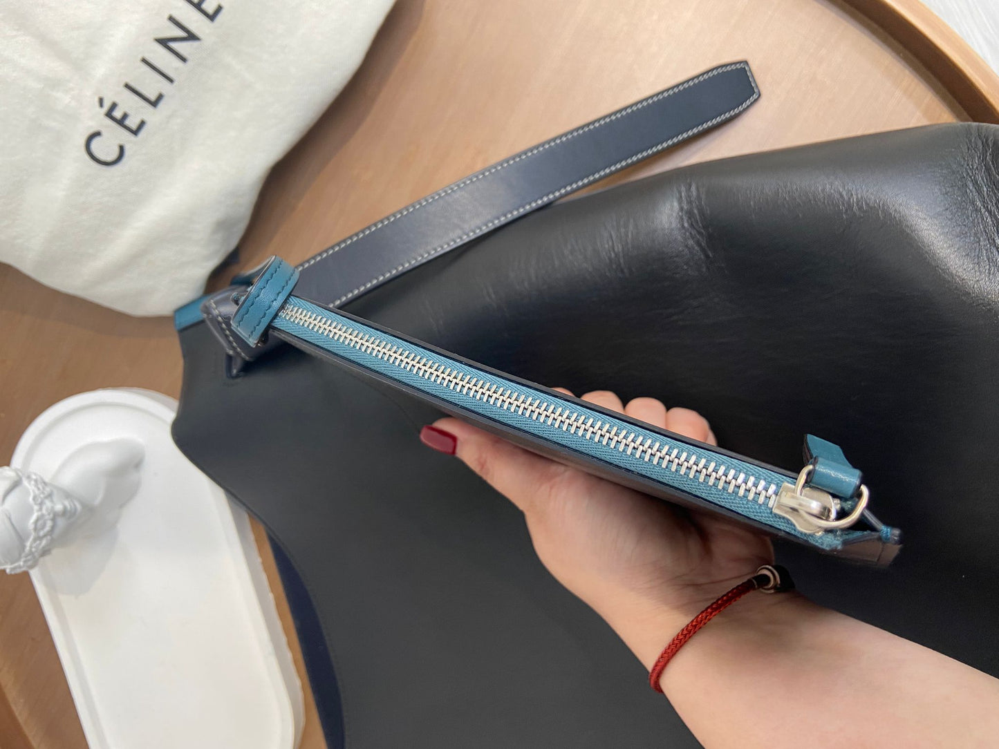 Celine twisted cabas拼色