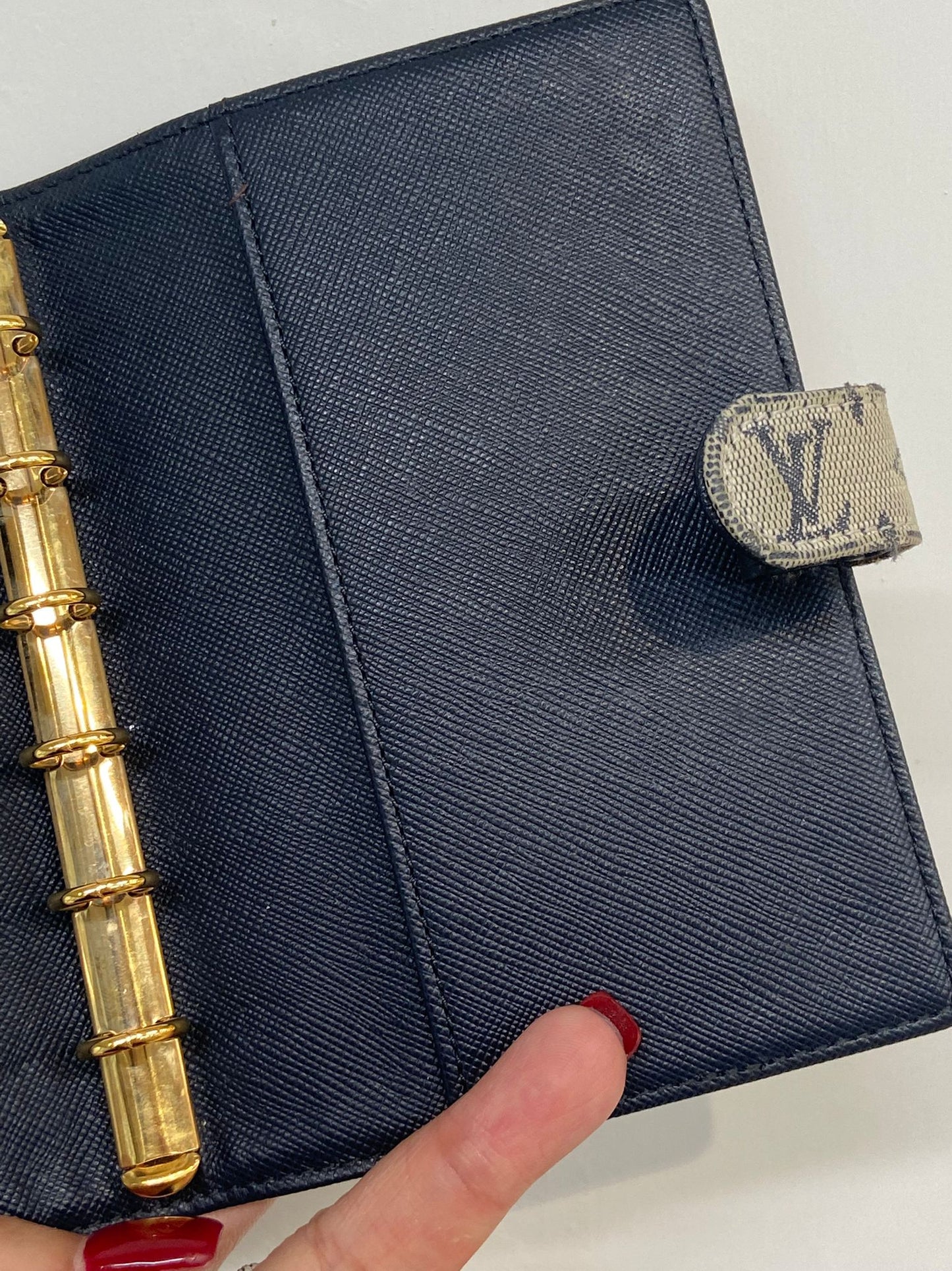 LV 牛仔老花手帳