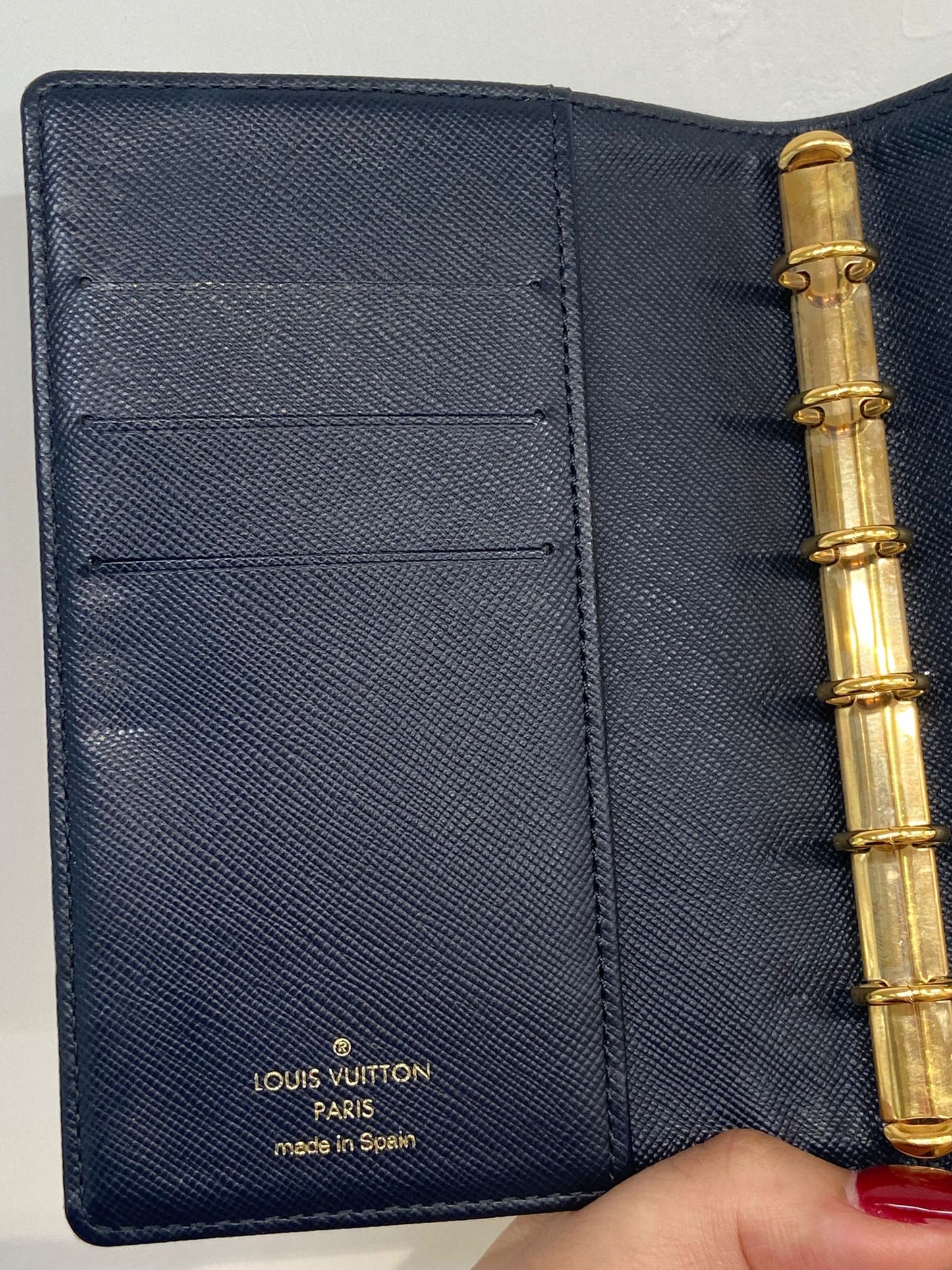 LV 牛仔老花手帳