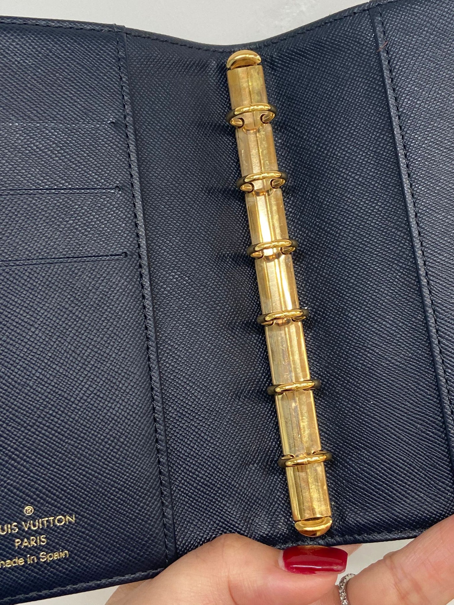LV 牛仔老花手帳