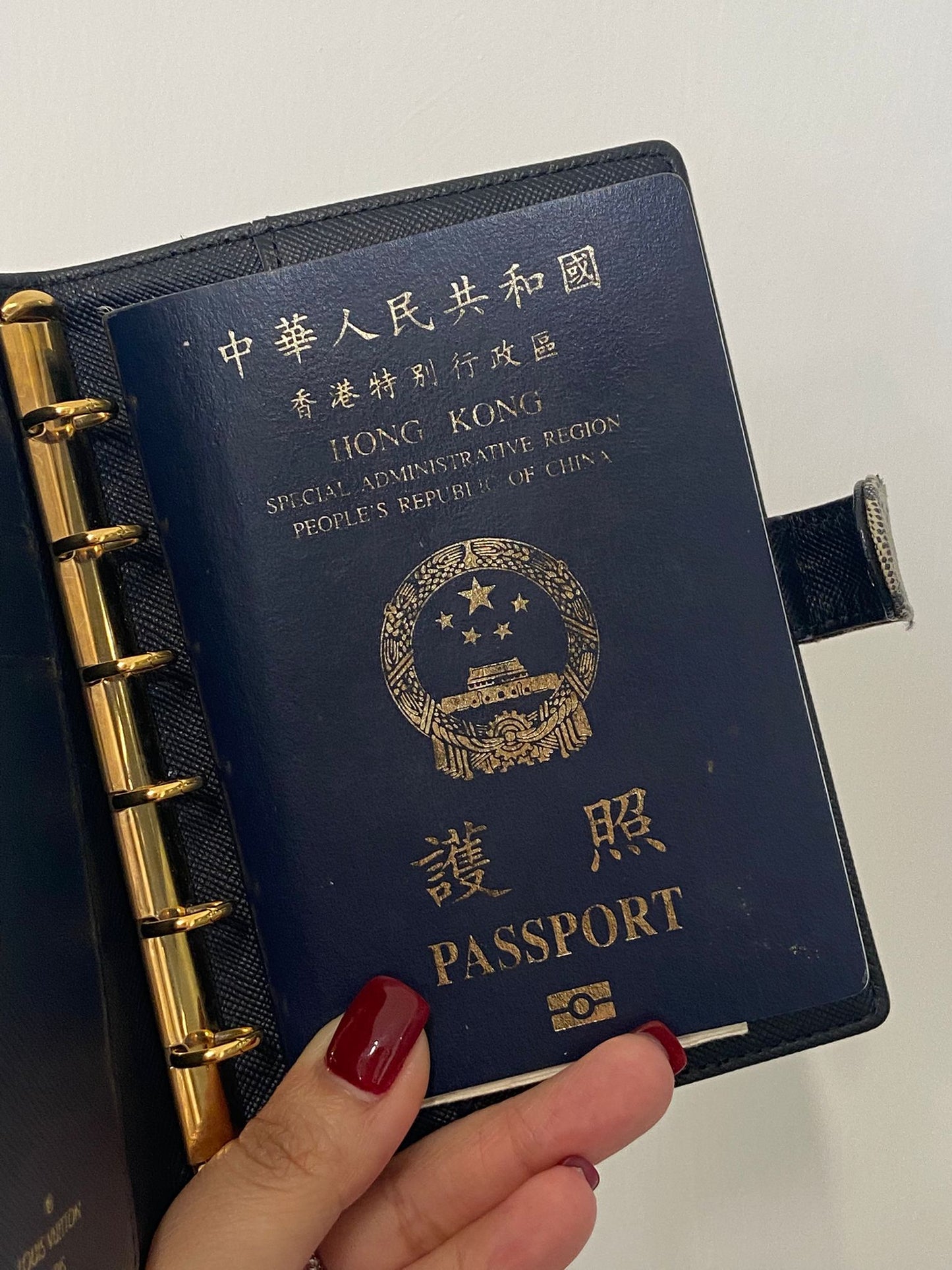 LV 牛仔老花手帳