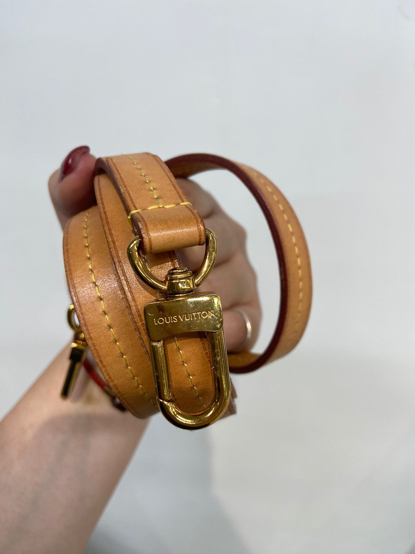 LV croisette 白棋盤兩用袋