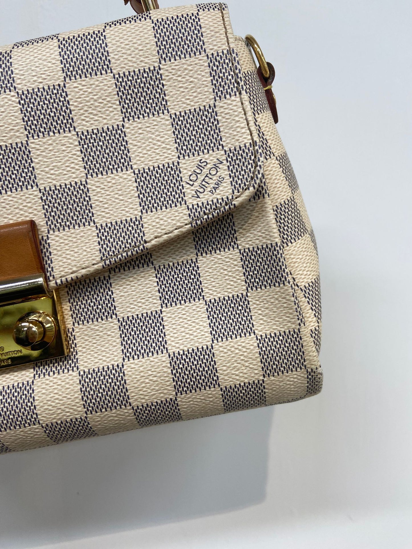 LV croisette 白棋盤兩用袋