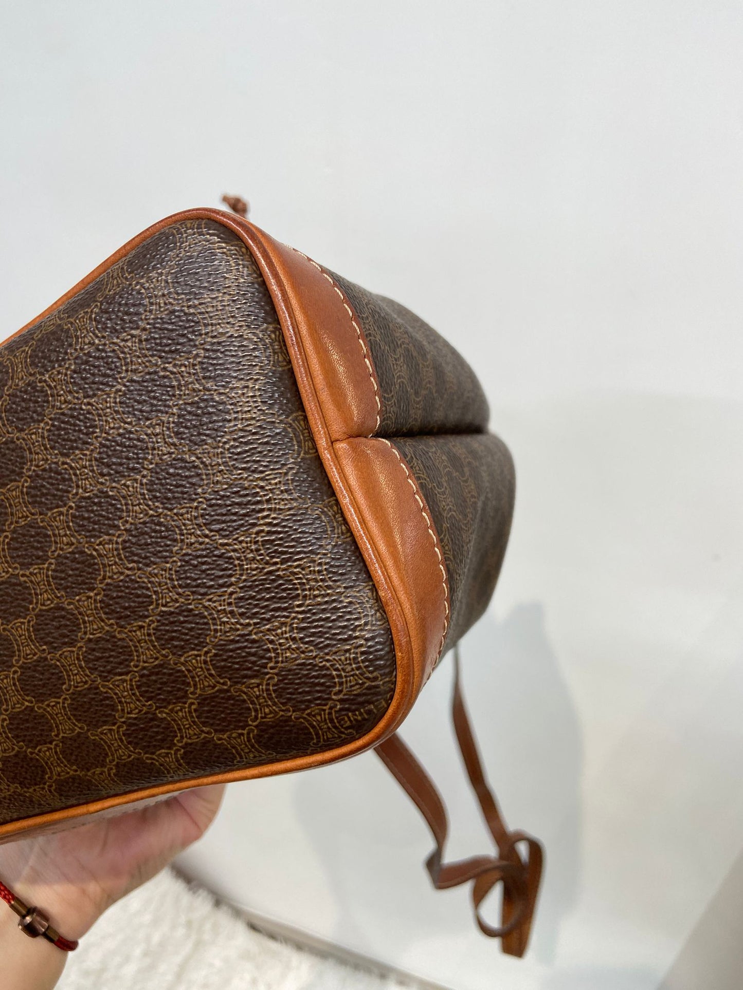 CELINE 老花斜孭水桶袋