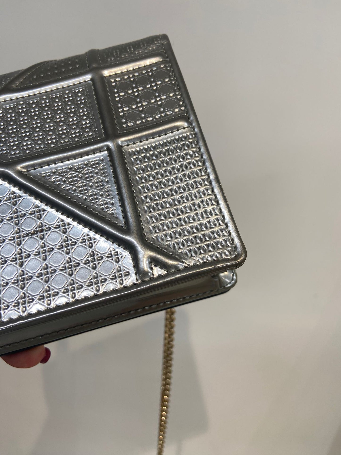 DIOR 銀色盾牌WOC