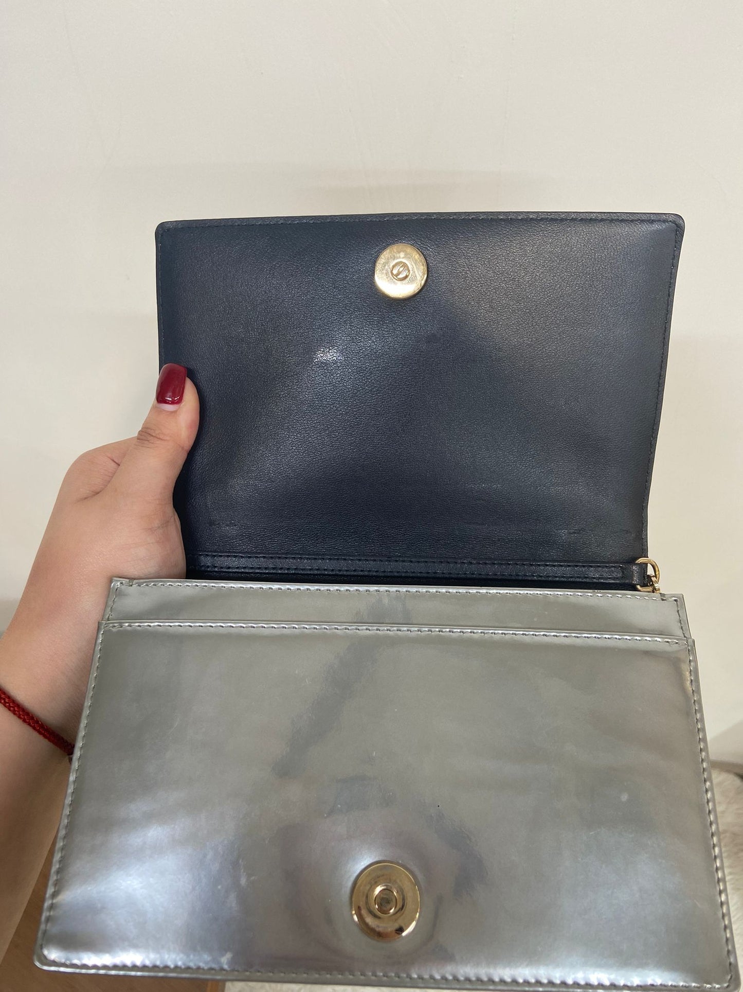 DIOR 銀色盾牌WOC