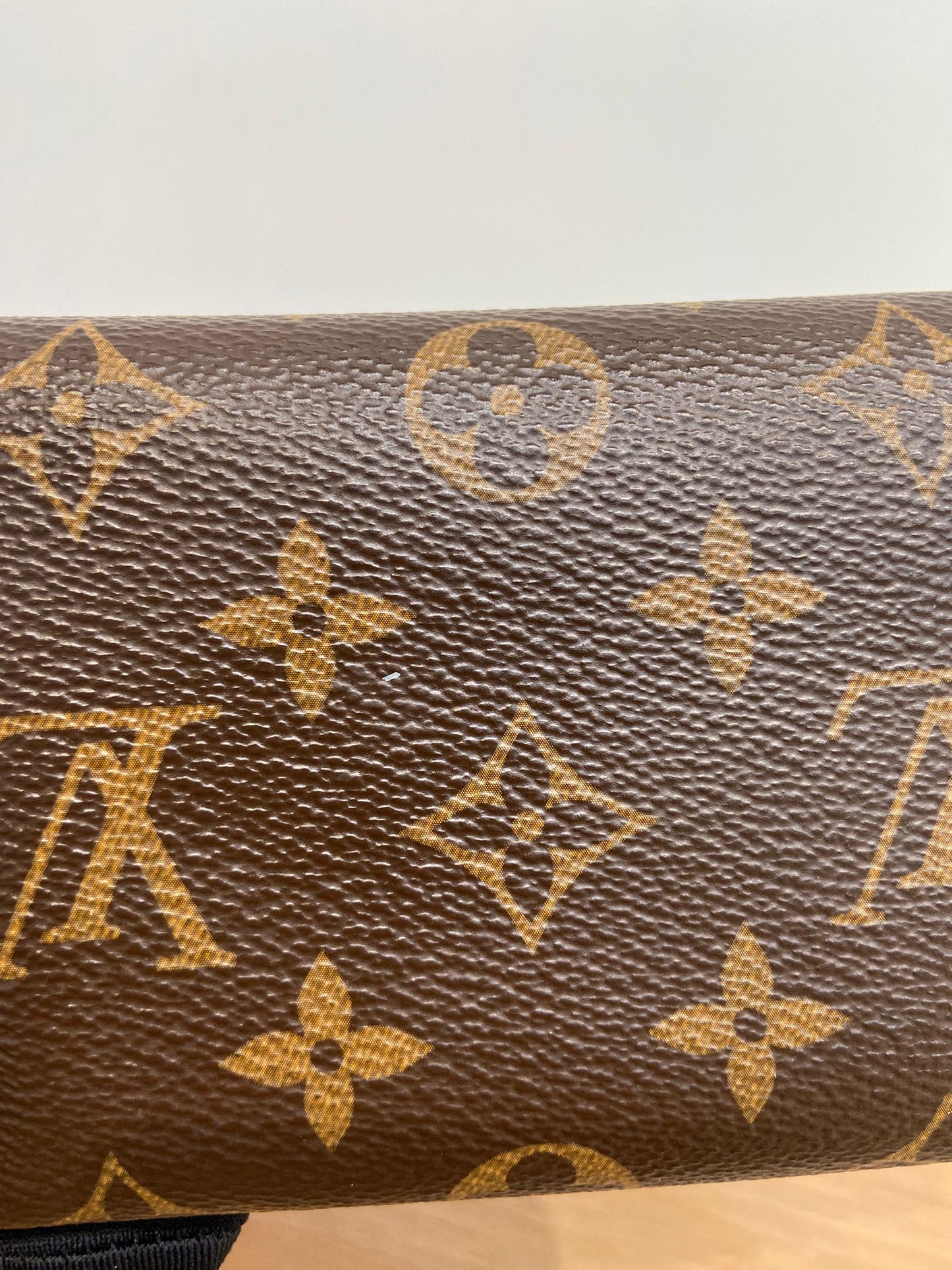 LV 老花三摺短銀包