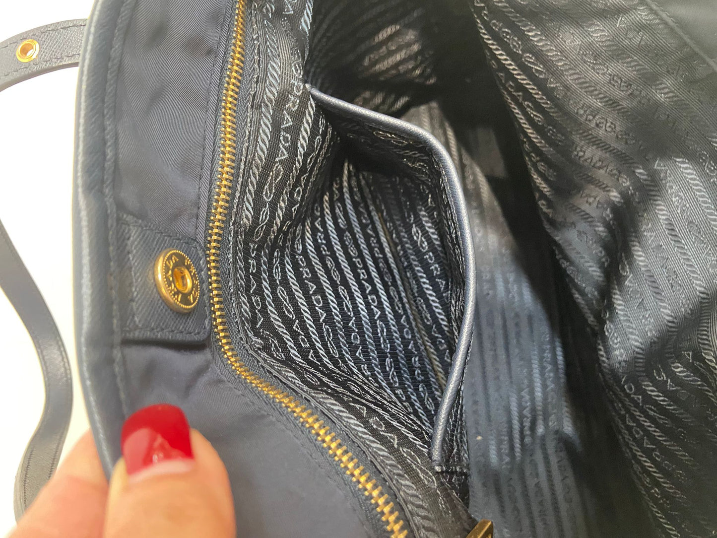 Prada 降落傘tote bag