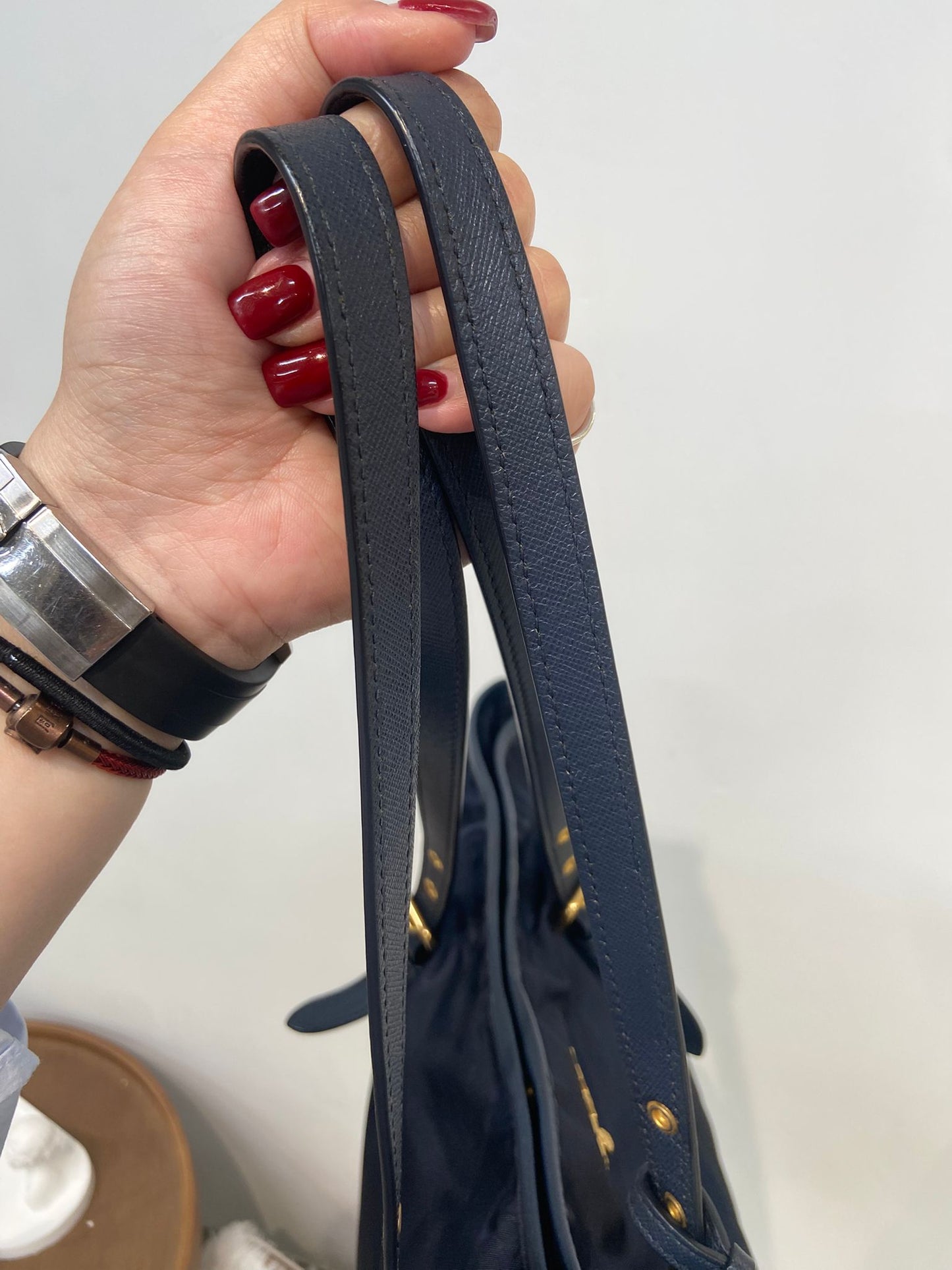 Prada 降落傘tote bag