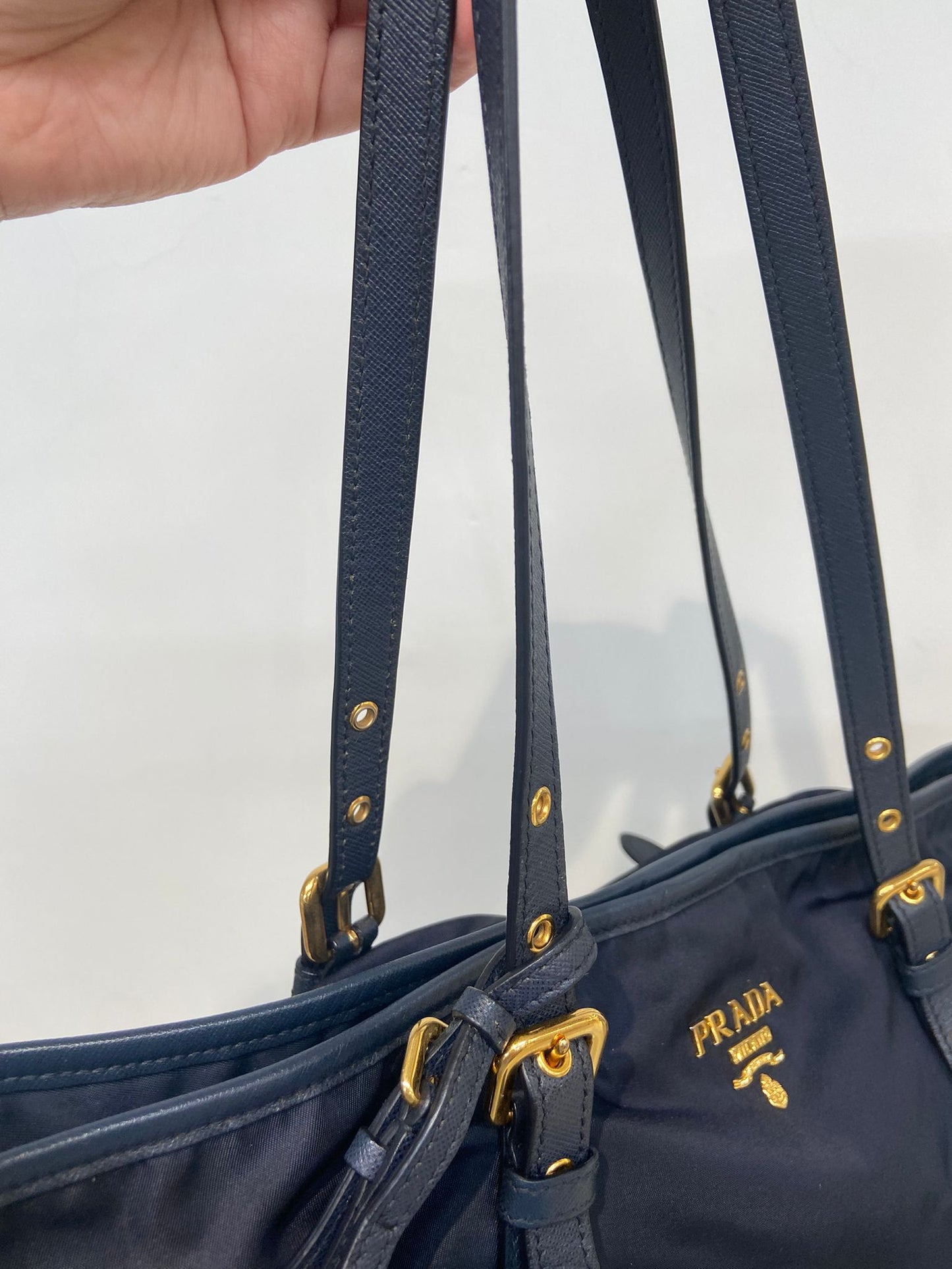 Prada 降落傘tote bag