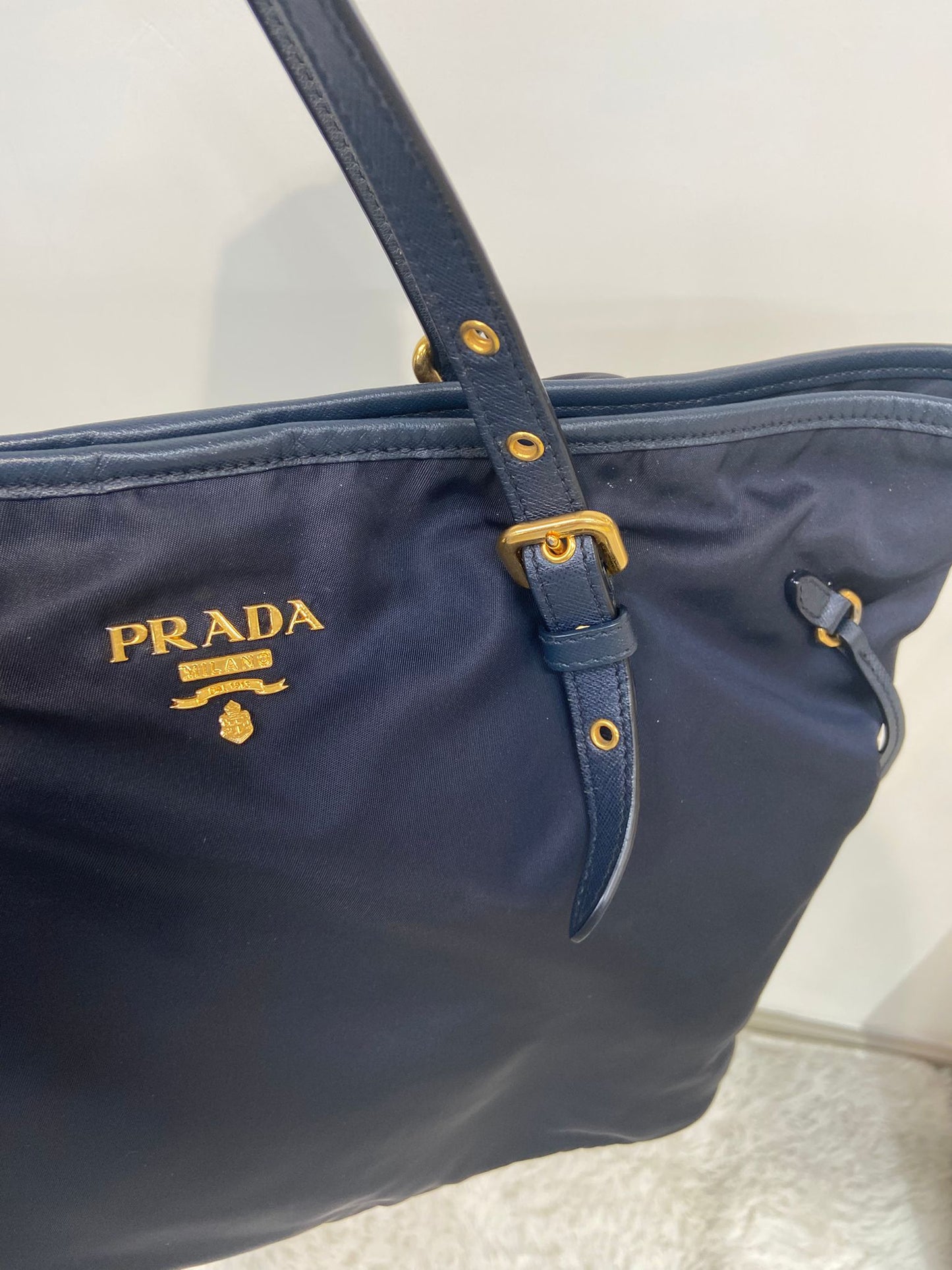Prada 降落傘tote bag
