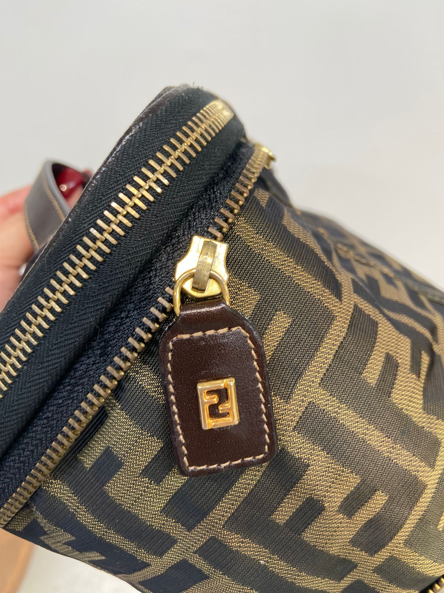FENDI 老花 jacquard 化妝包