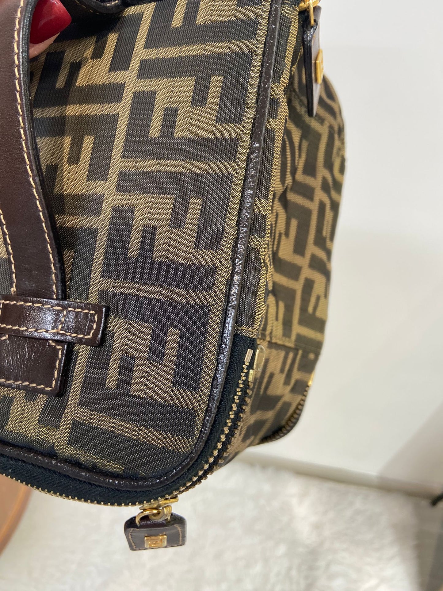 FENDI 老花 jacquard 化妝包