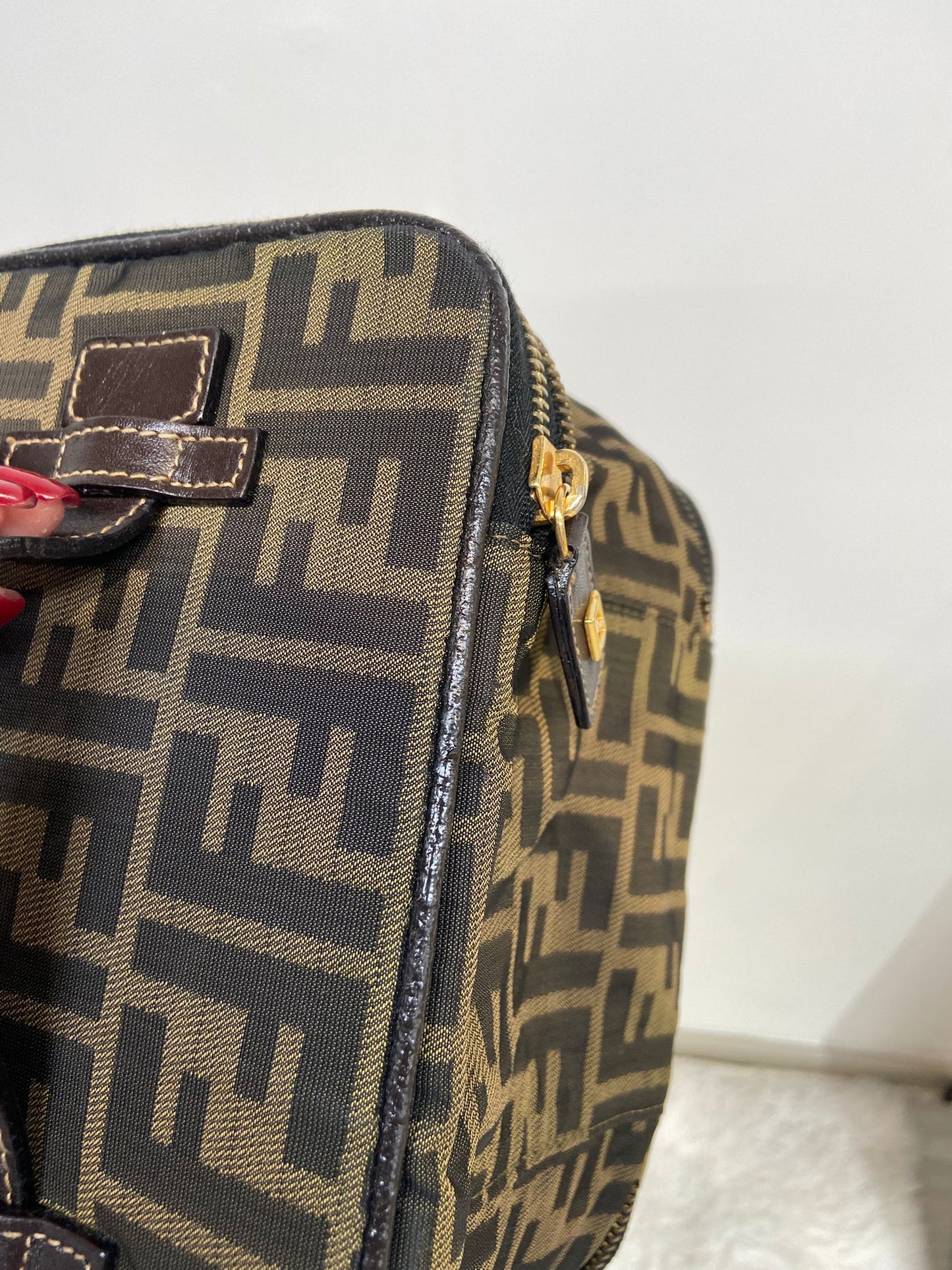 FENDI 老花 jacquard 化妝包