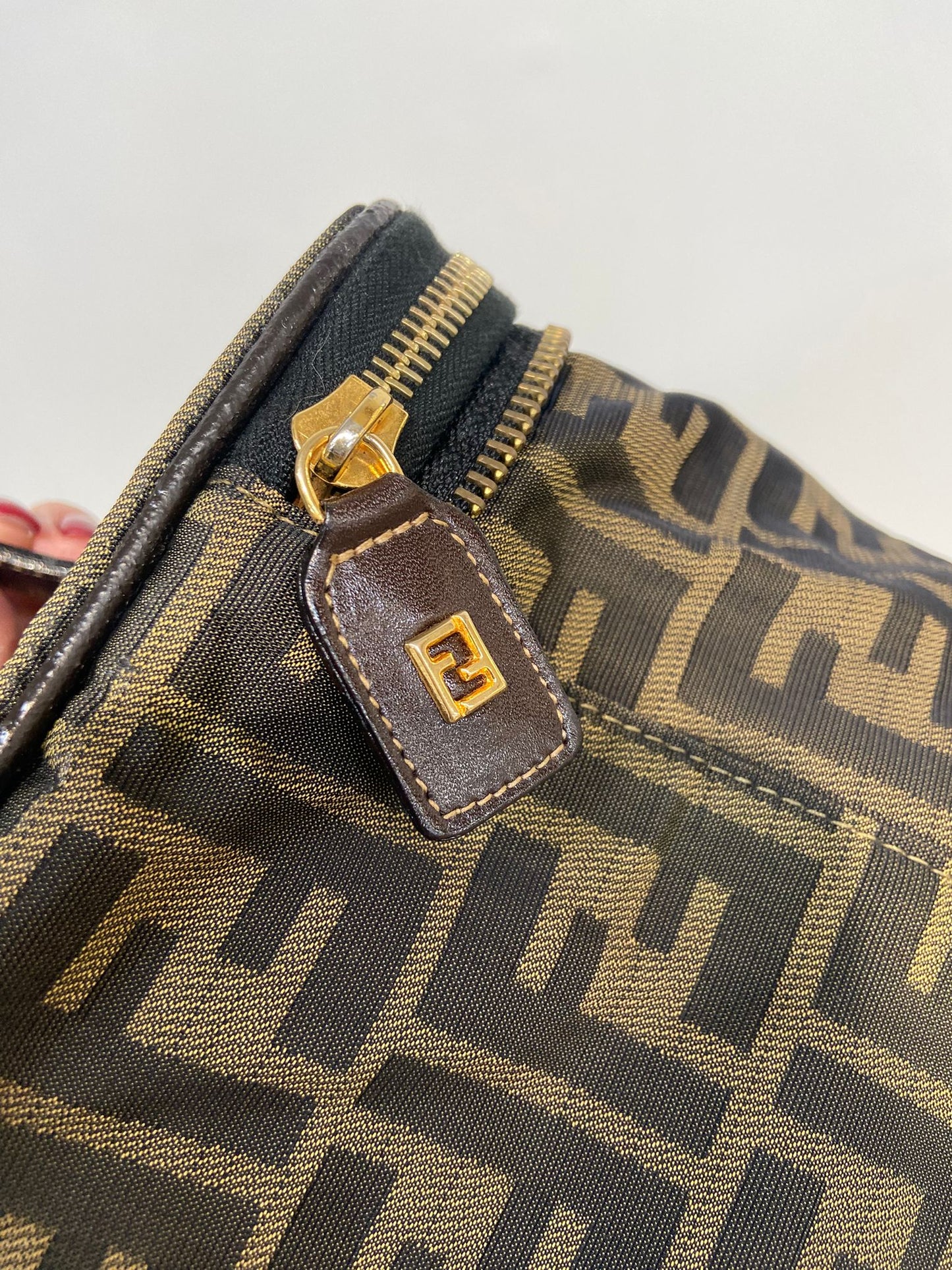 FENDI 老花 jacquard 化妝包